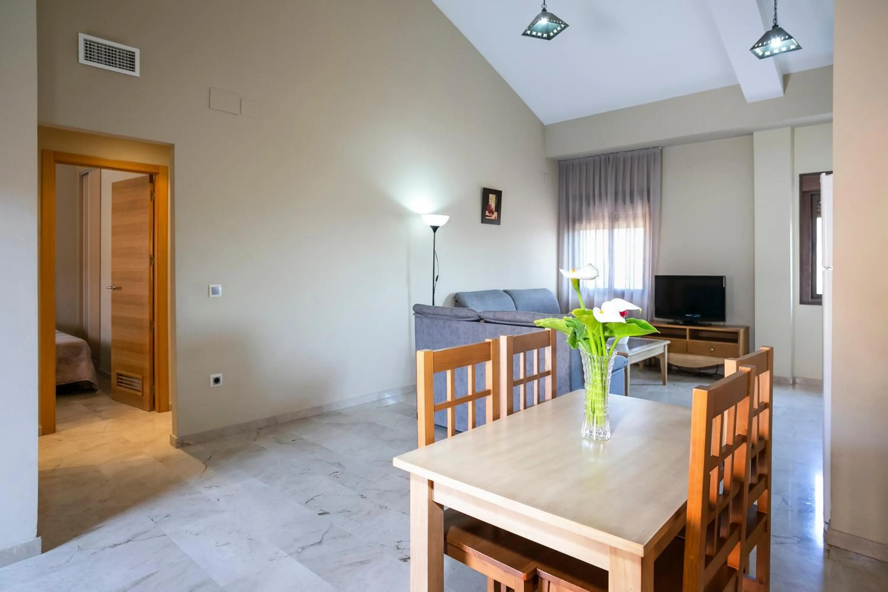 Seating area in Apartamentos Turísticos La Castilleja