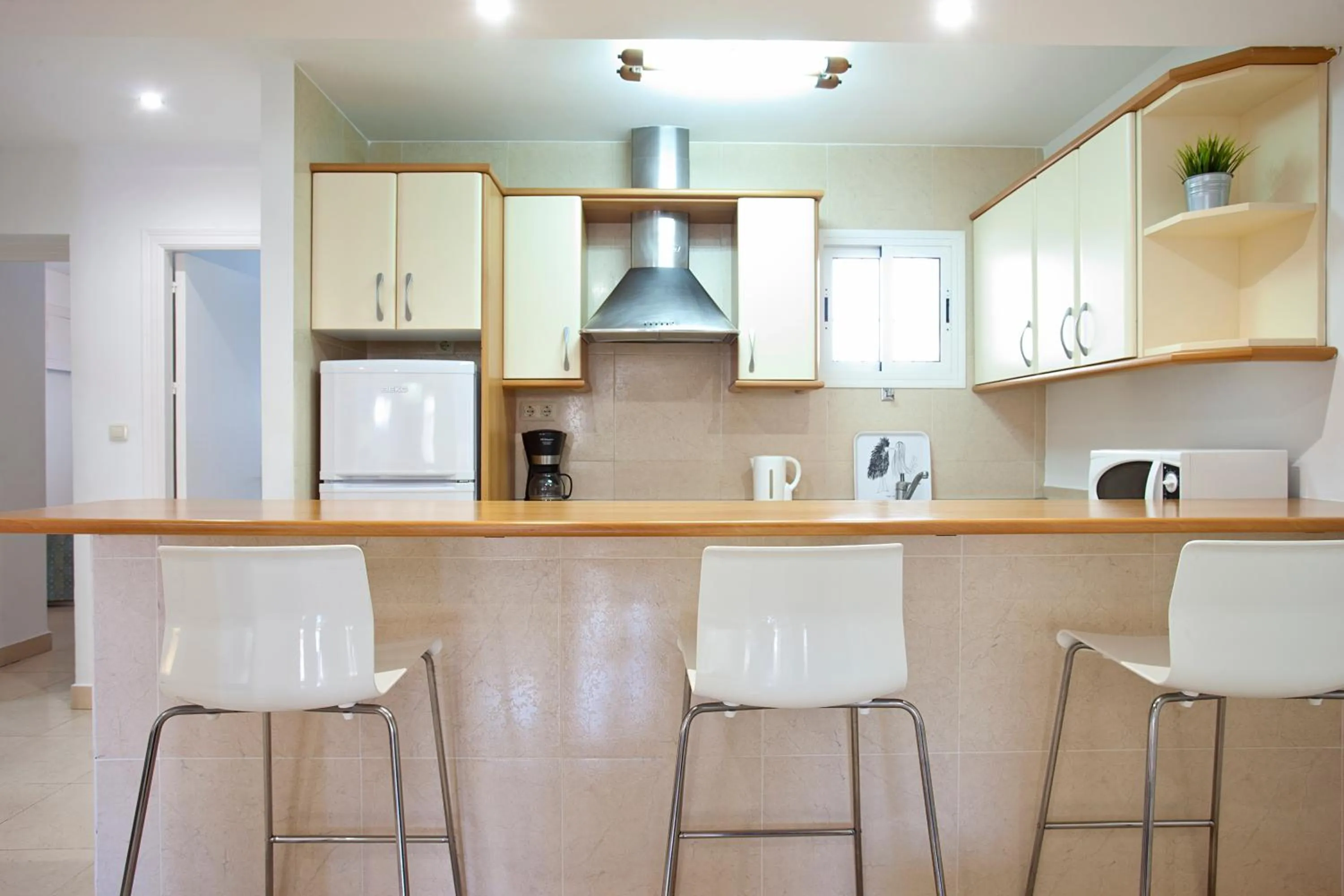 Kitchen or kitchenette in Apartamentos Ecuador Park