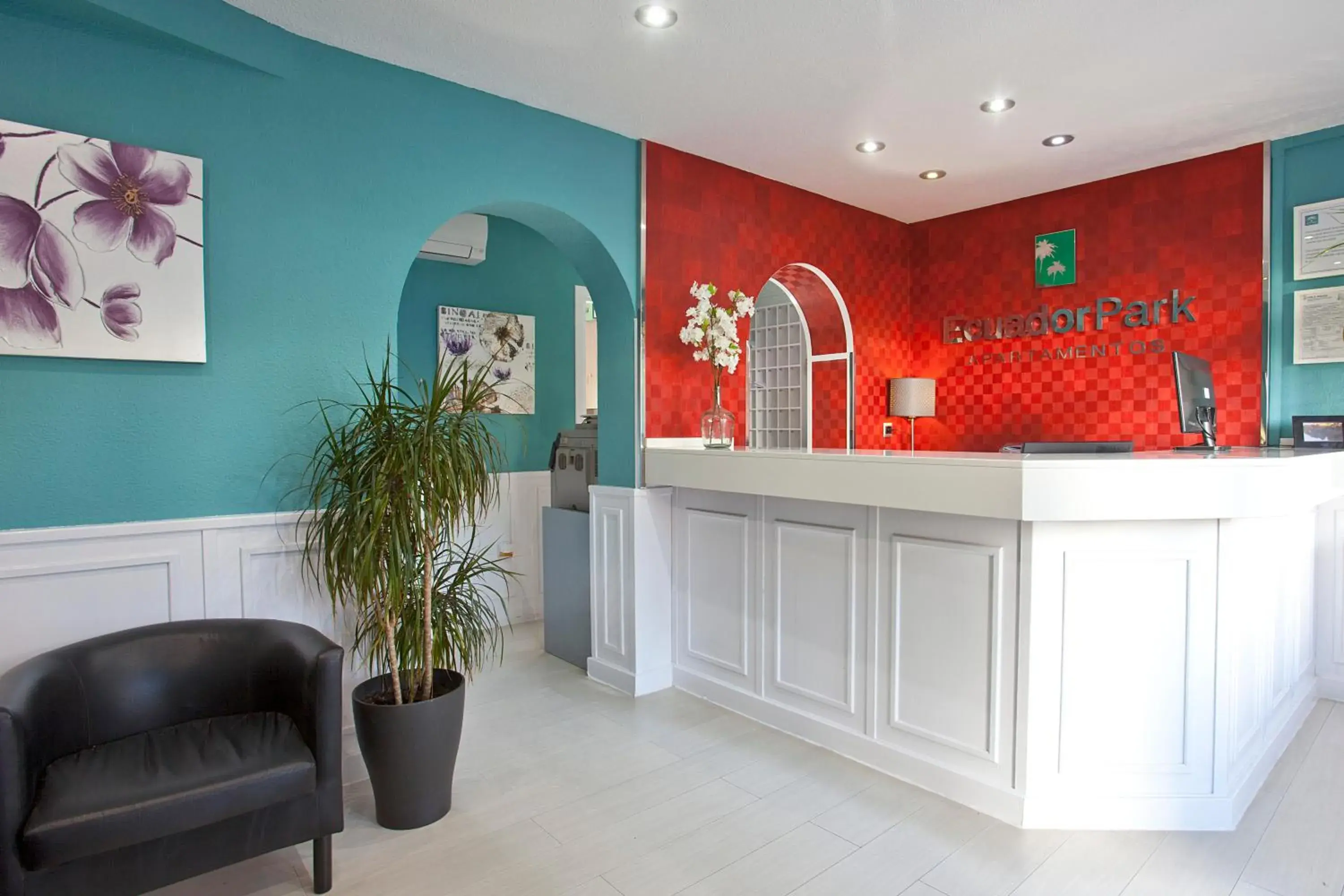Lobby or reception in Apartamentos Ecuador Park Lobby or reception in Apartamentos Ecuador Park