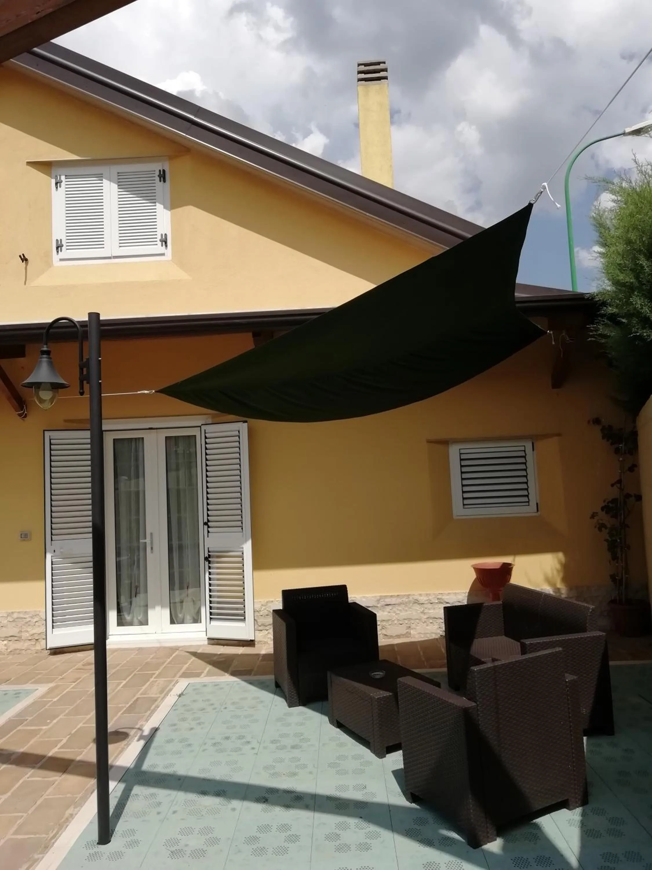 Patio in Ostello Villafranca