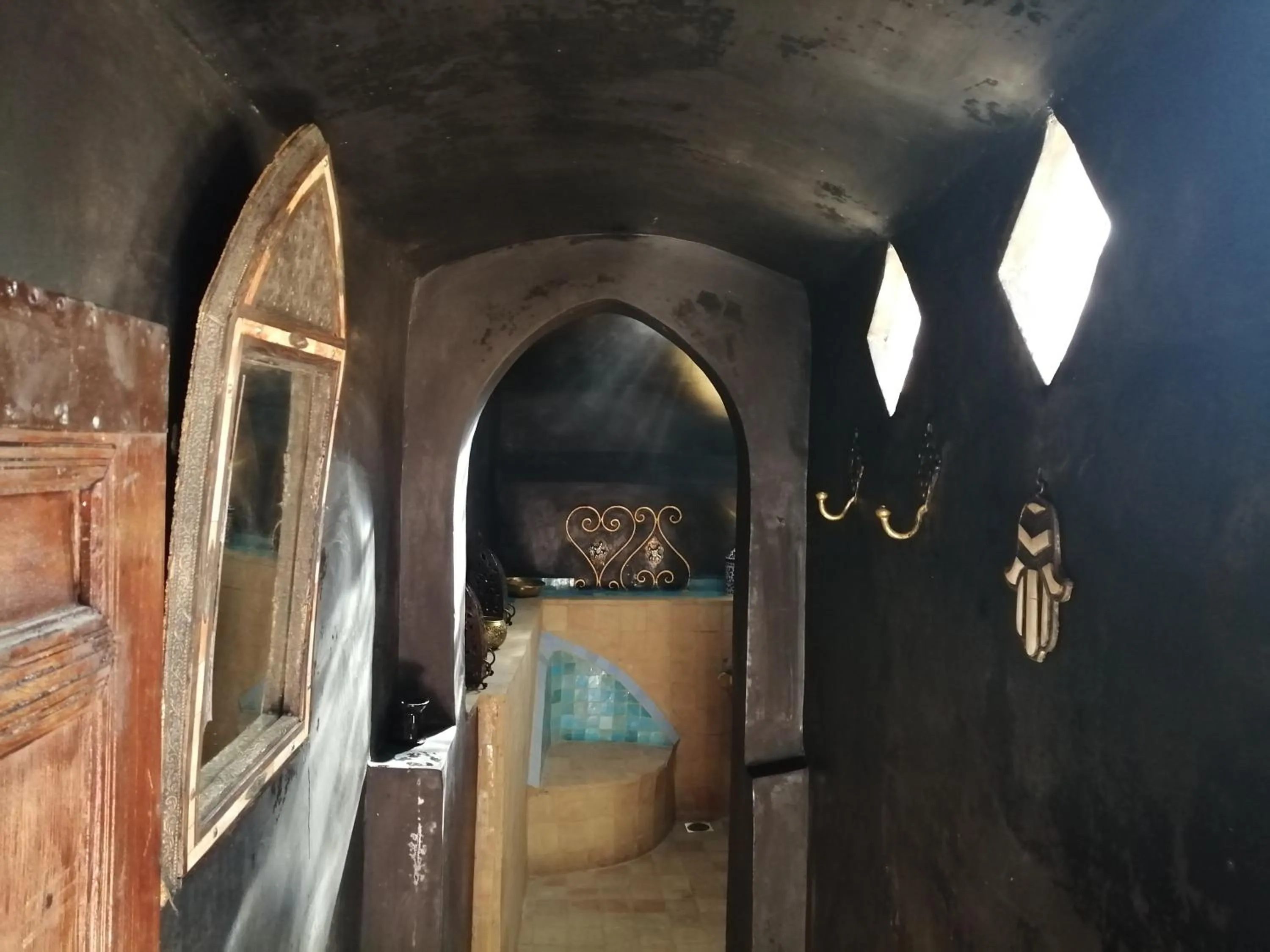 Steam room in Les Bains de Fez Tara