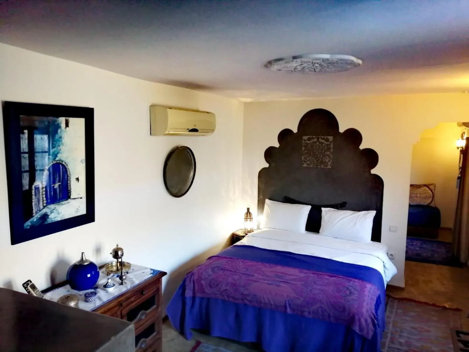 Bed in Les Bains de Fez Tara