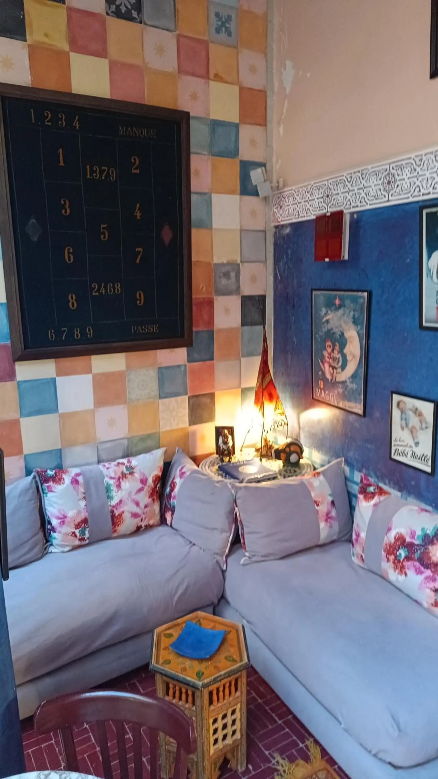 Bed in Les Bains de Fez Tara