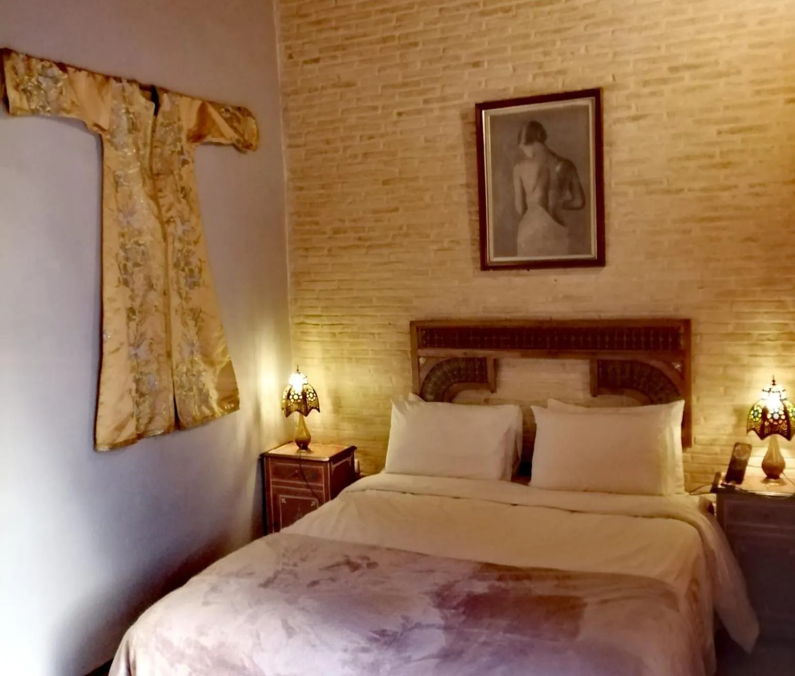 Bed in Les Bains de Fez Tara