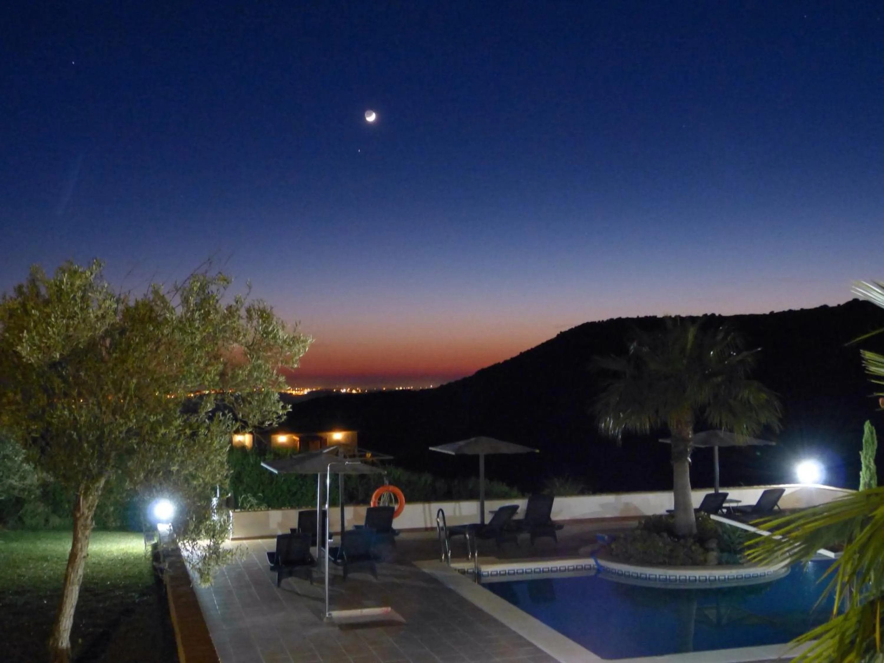 Pool view in Hotel Sindhura