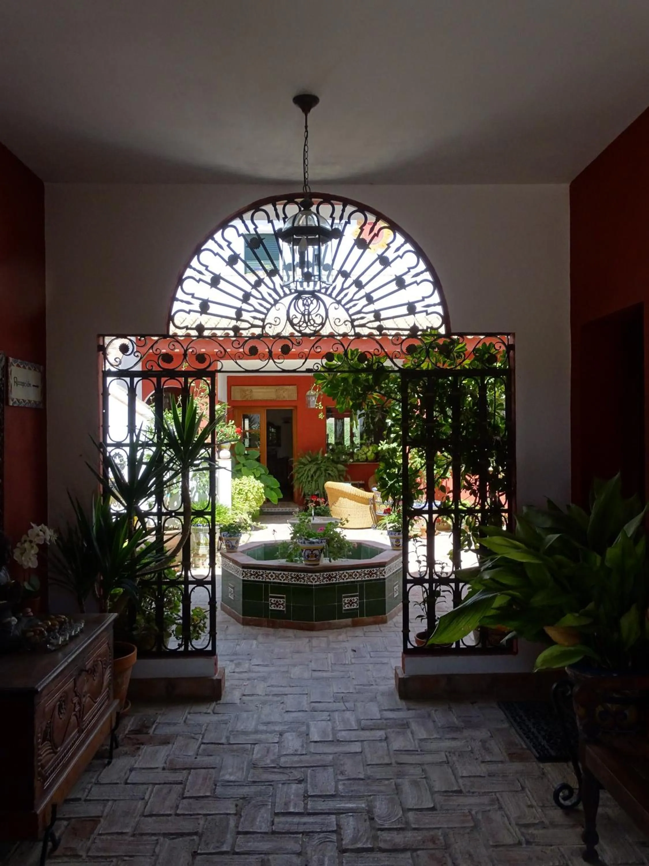 Patio in Hotel Sindhura