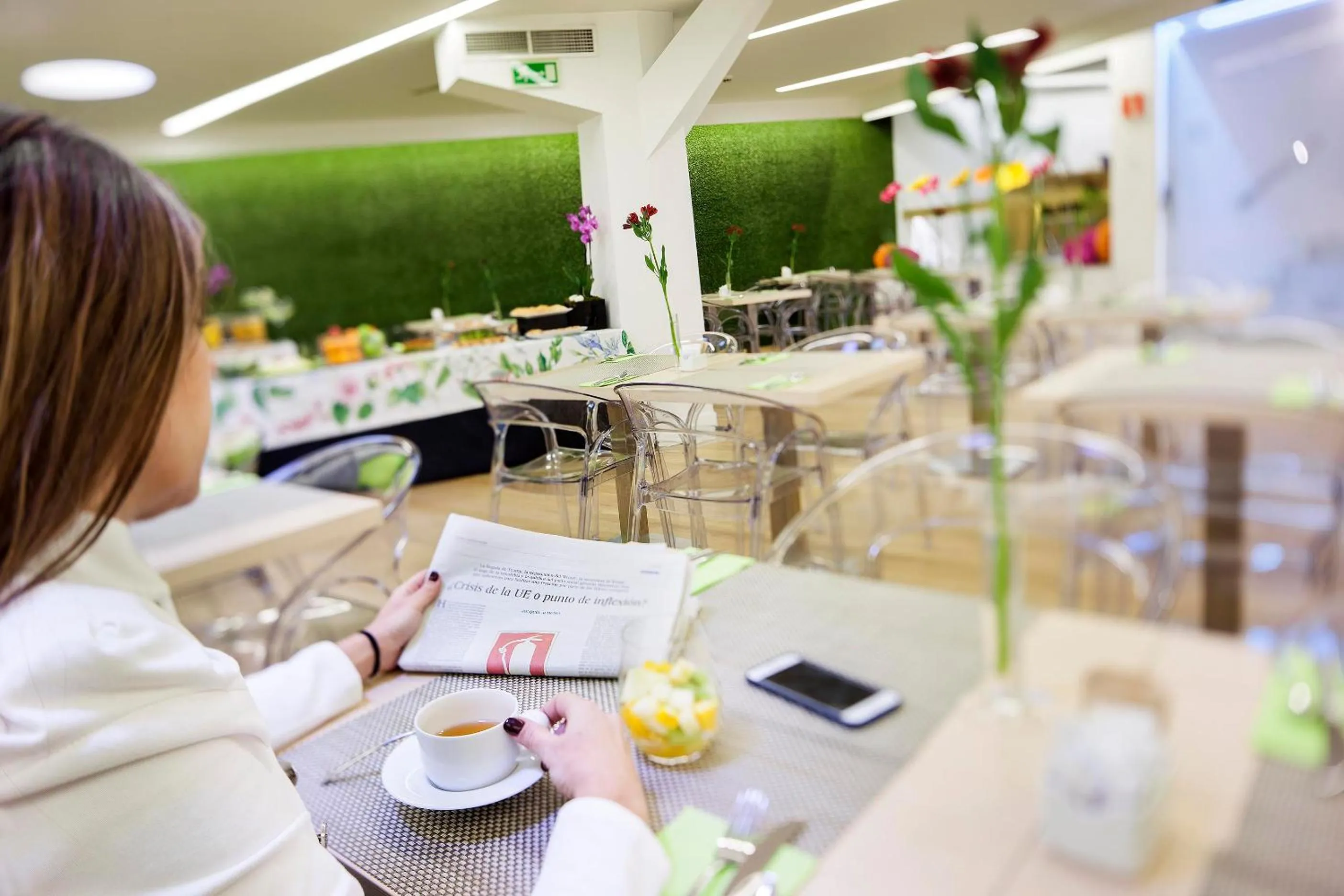 Breakfast in Apartosuites Jardines de Sabatini