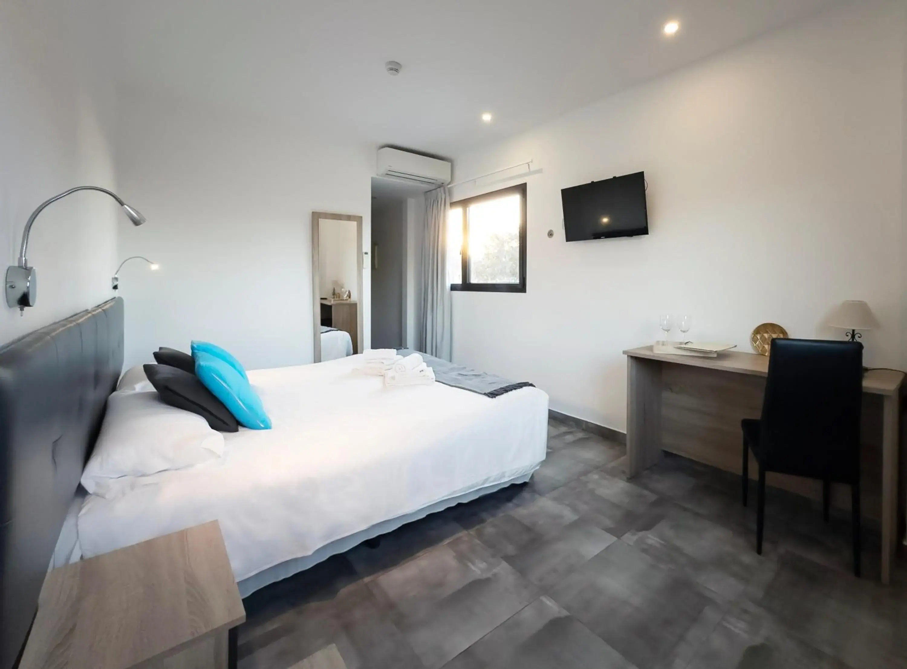 Bed in Hotel Portmán Bed in Hotel Portmán