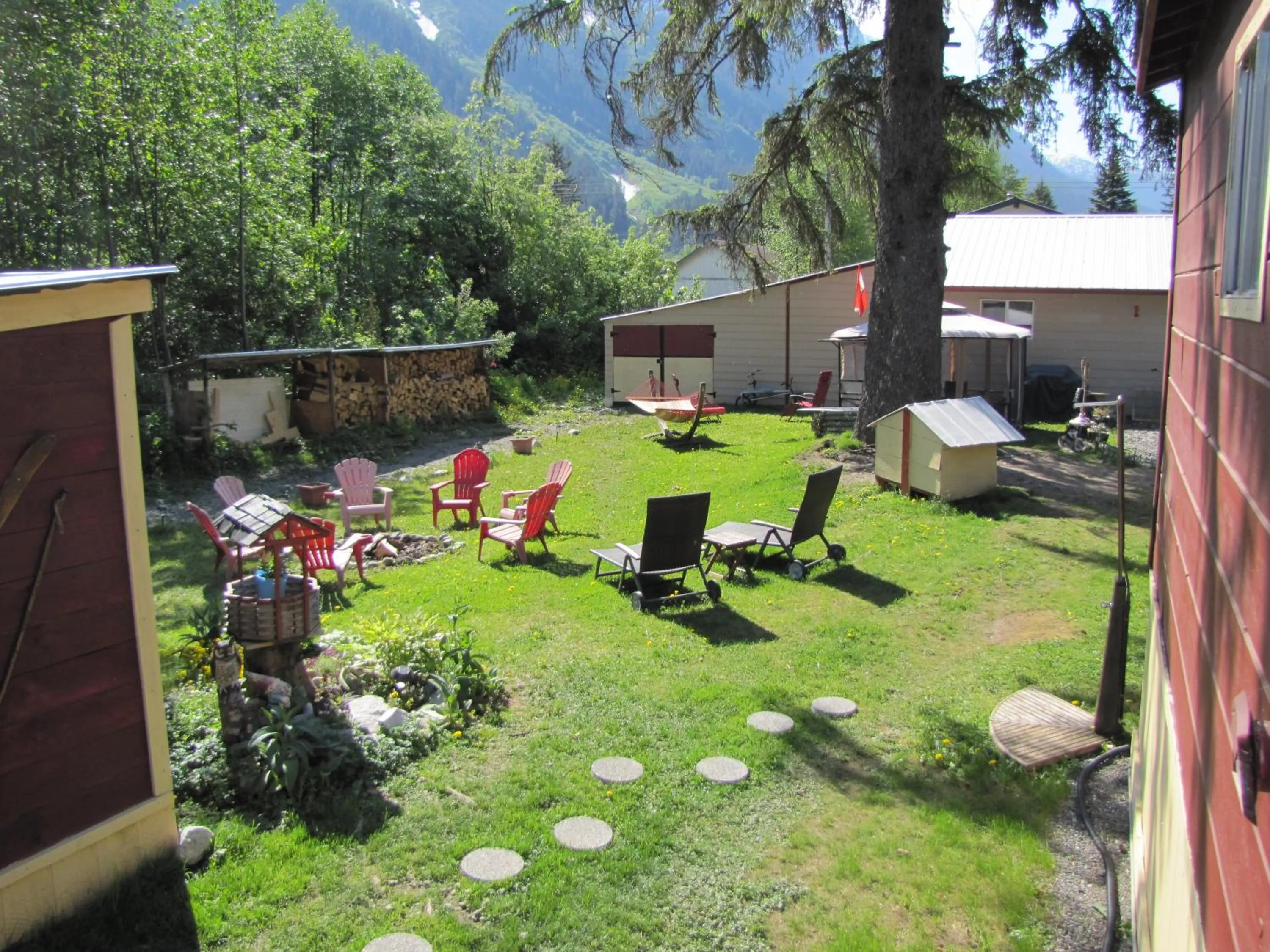Garden in Guesthouse Austria