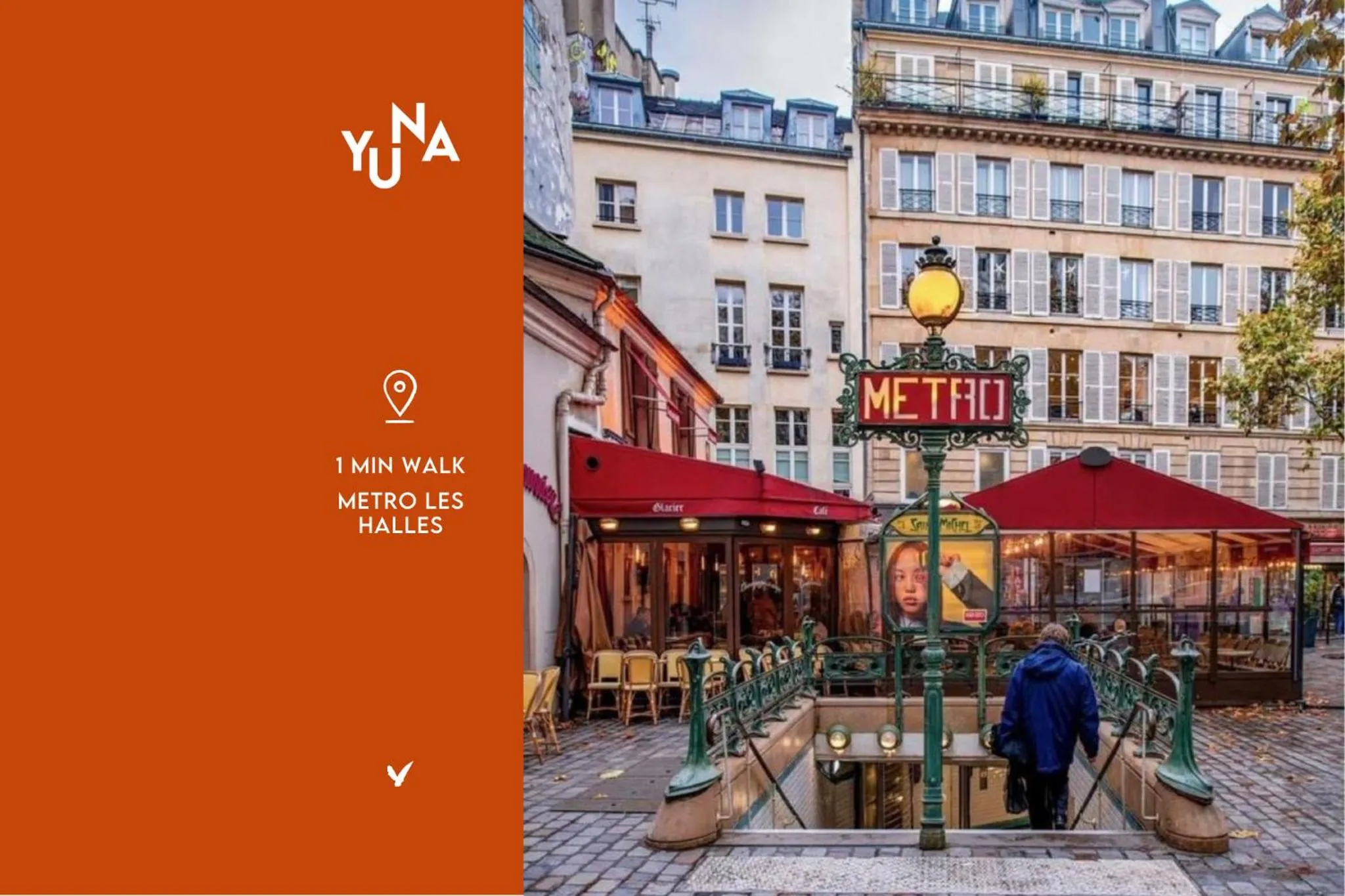 Property logo or sign in Yuna Les Halles - Serviced Apartments