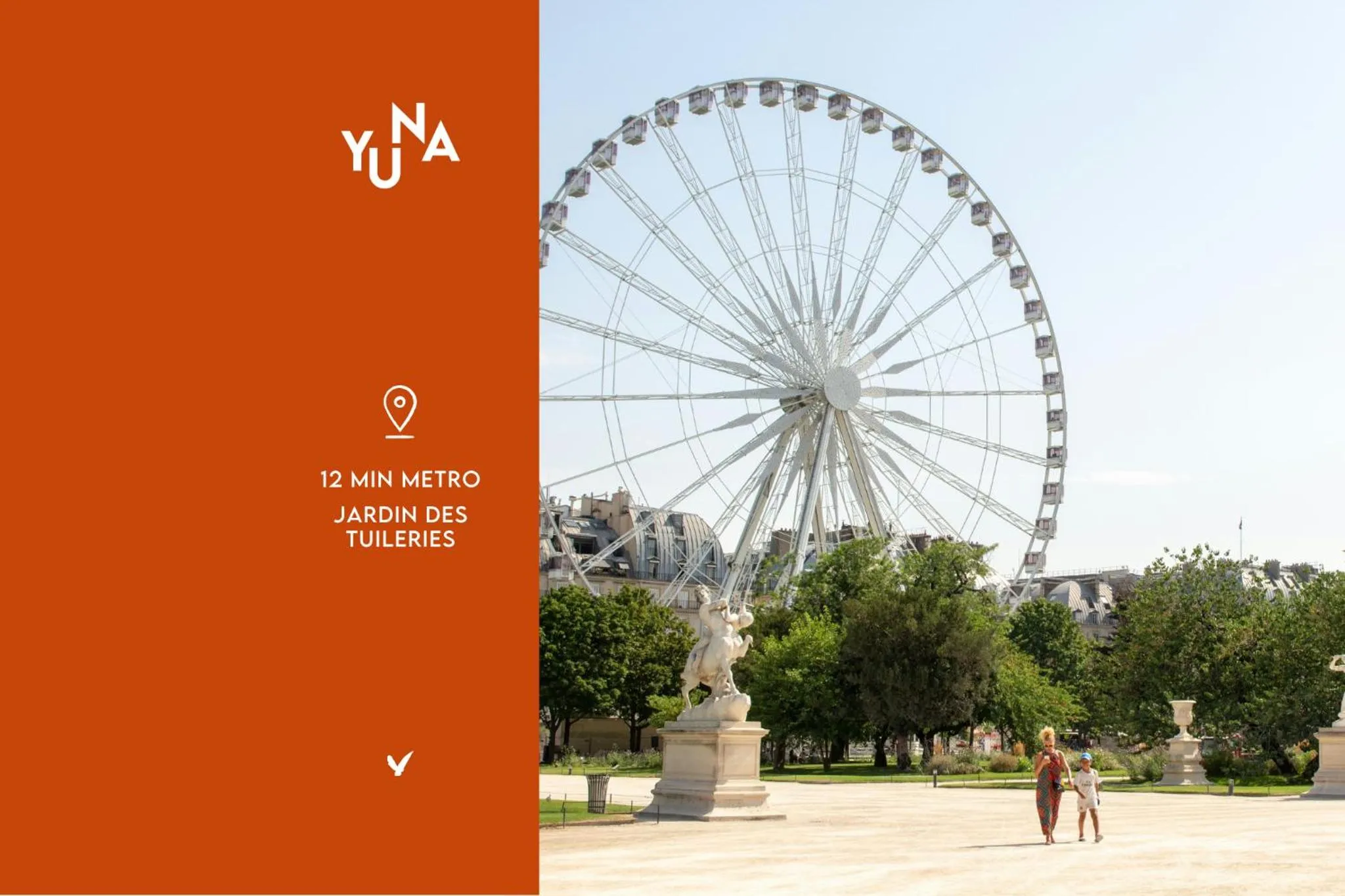 Property logo or sign in Yuna Les Halles - Serviced Apartments