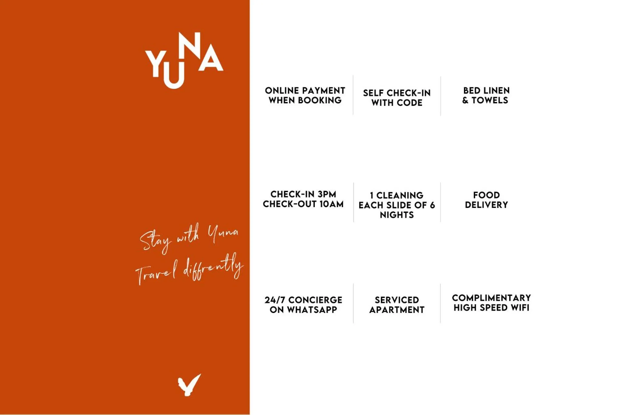 Property logo or sign in Yuna Les Halles - Serviced Apartments