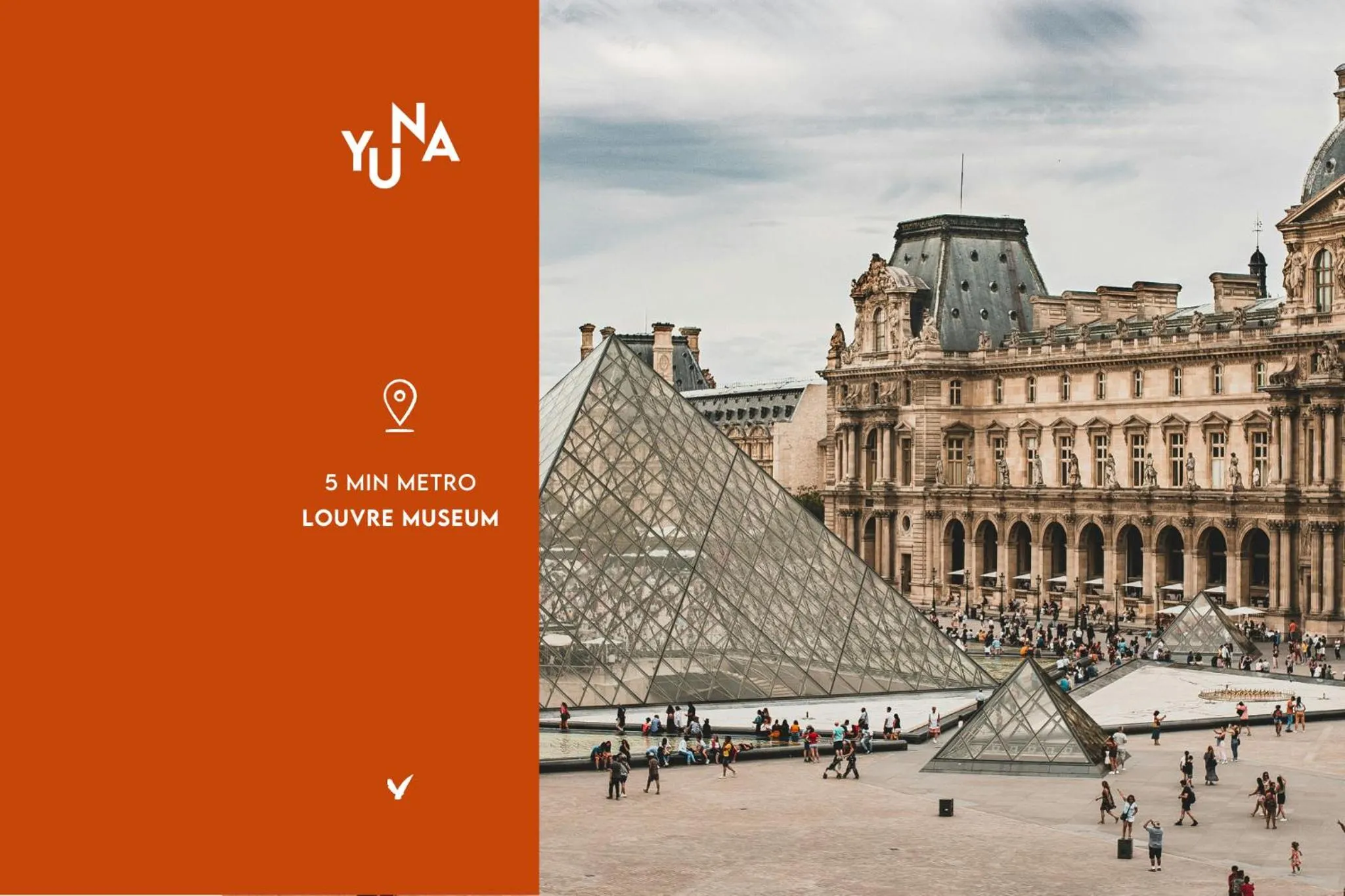 Property logo or sign in Yuna Les Halles - Serviced Apartments