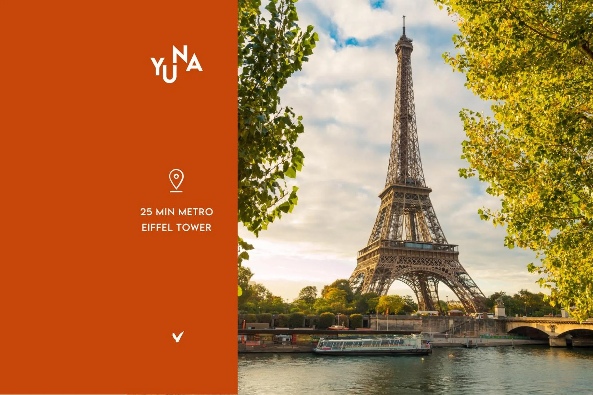 Property logo or sign in Yuna Les Halles - Serviced Apartments