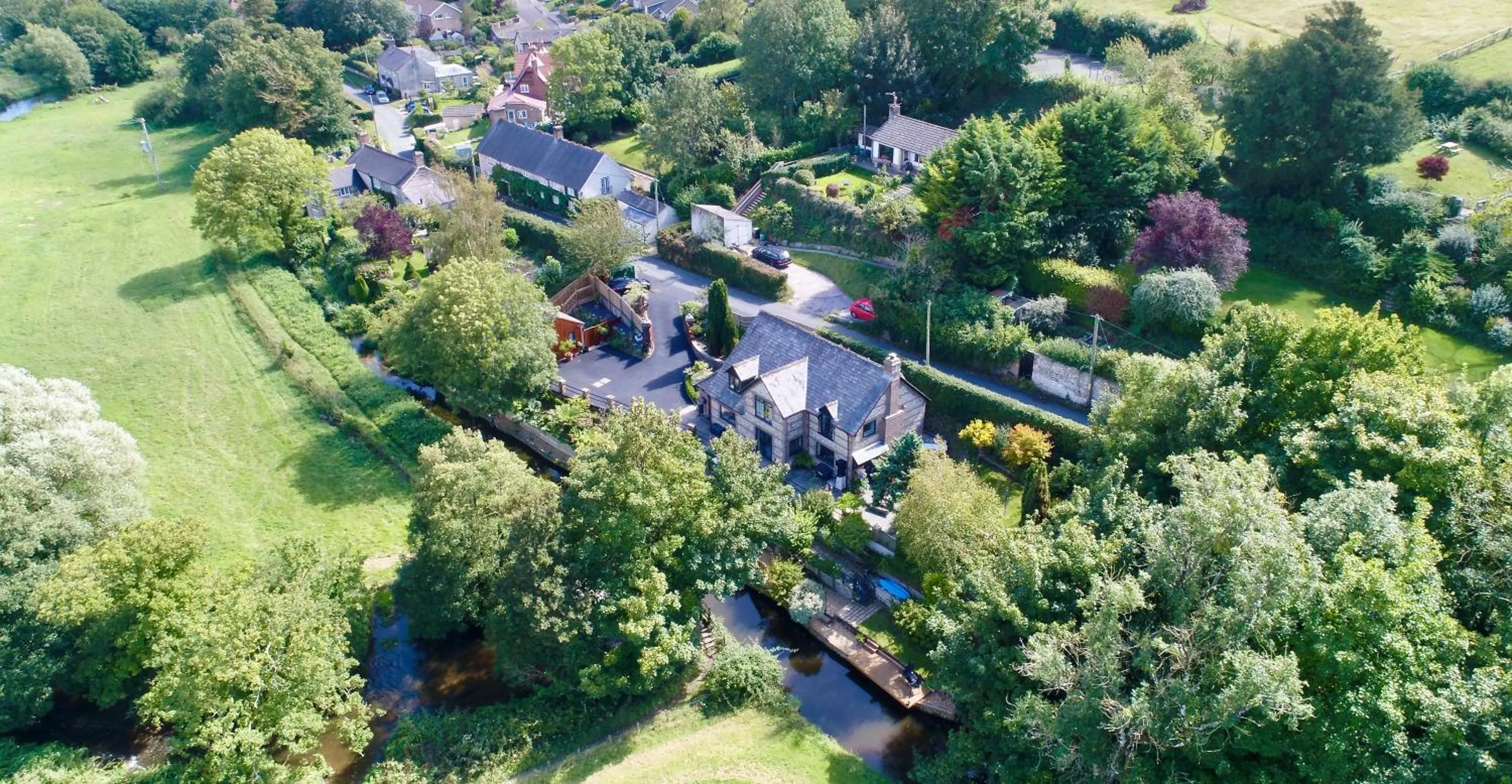 Bird's eye view in Waterfield House B&B