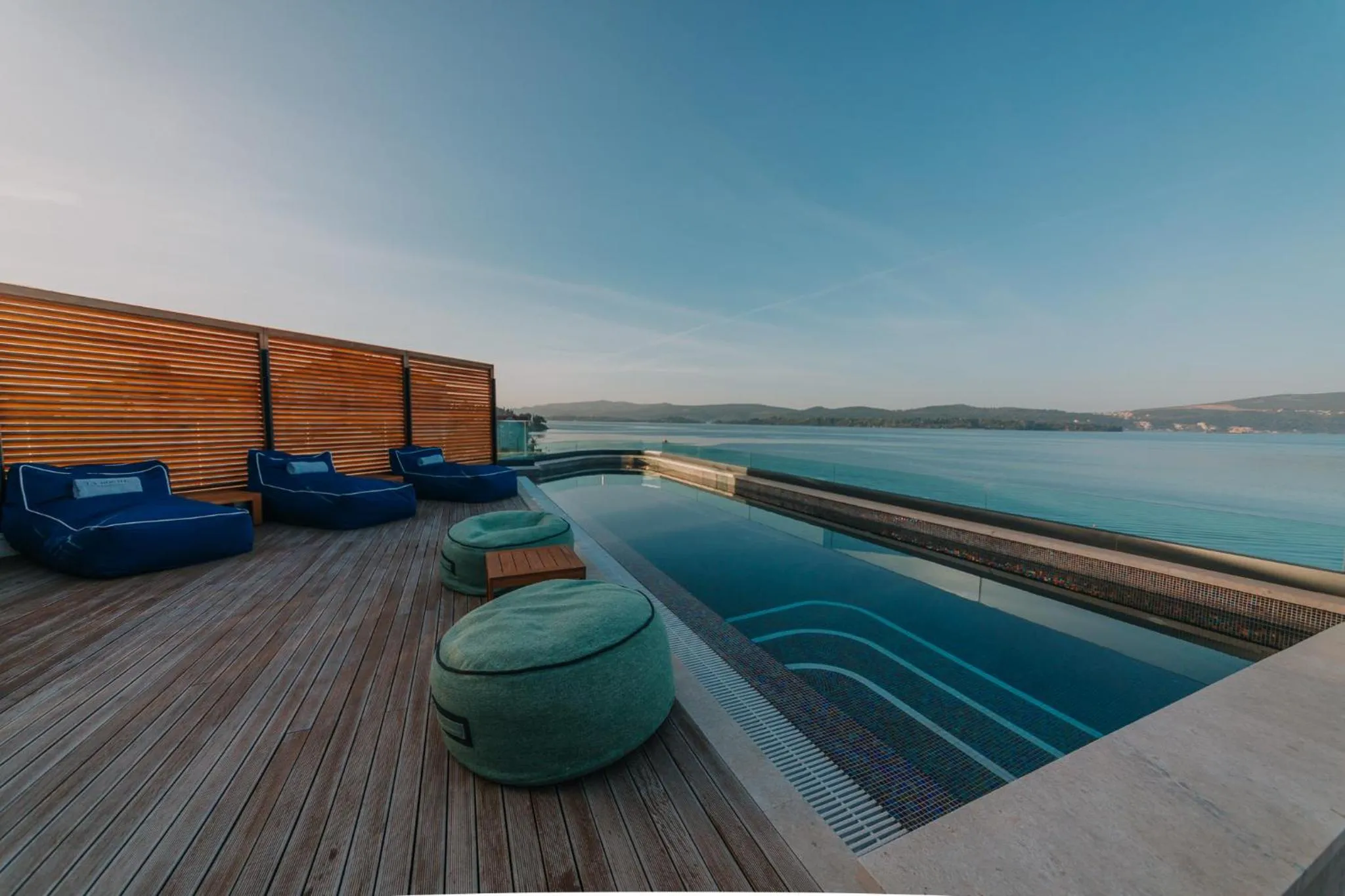 Pool view in Boutique Hotel La Roche
