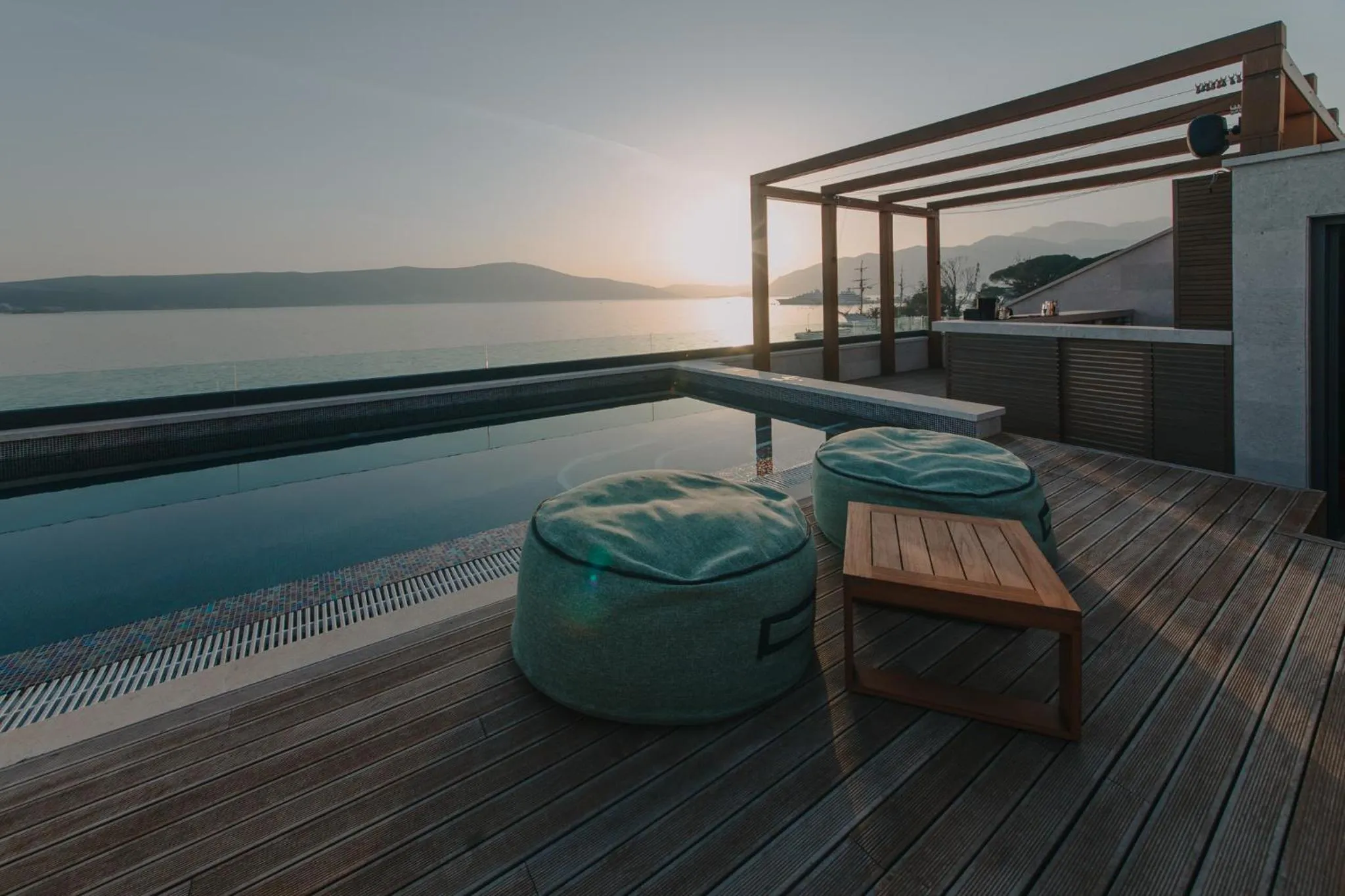 Pool view in Boutique Hotel La Roche