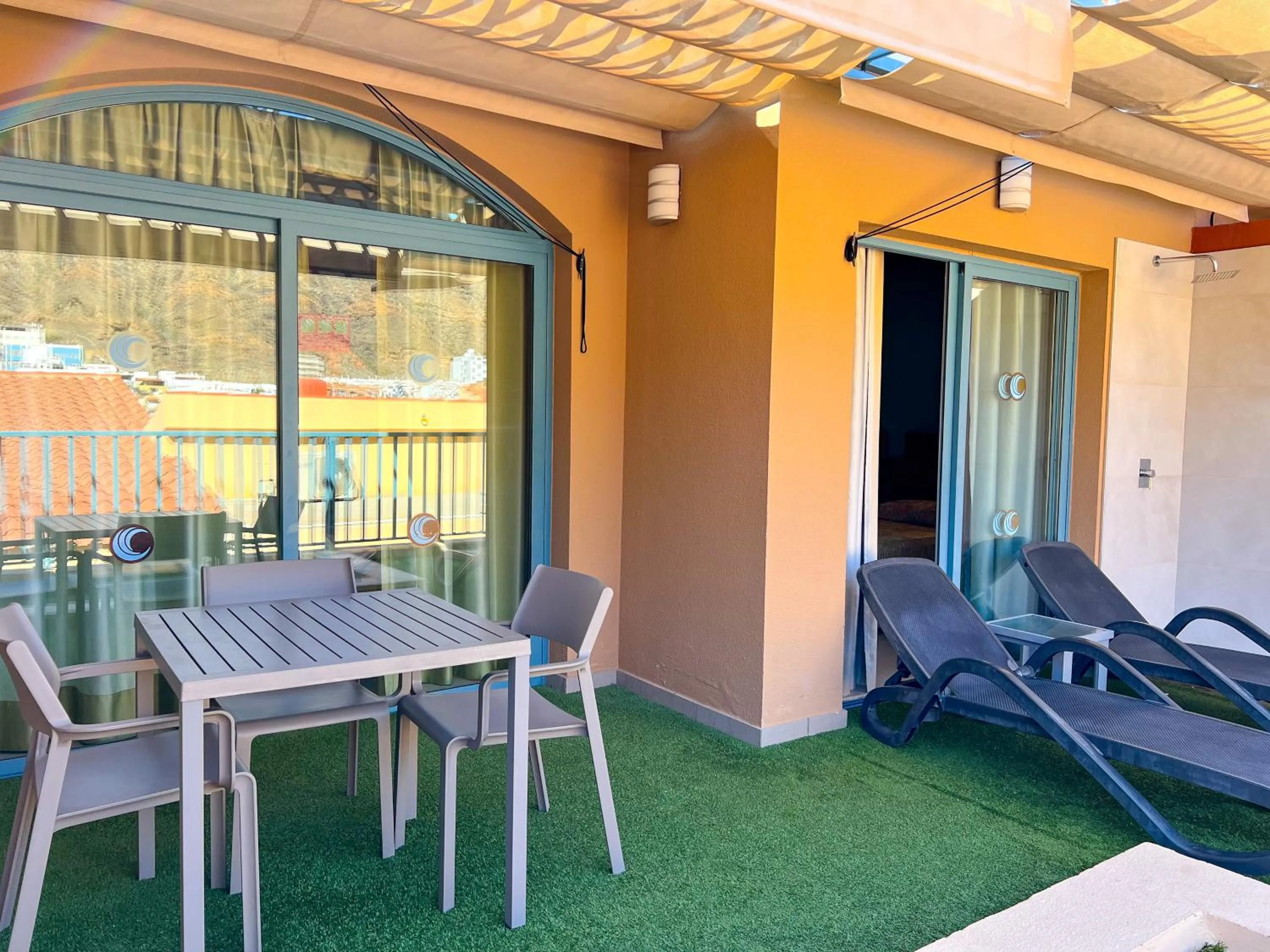 Balcony/Terrace in Apartamentos Cordial Mogán Valle