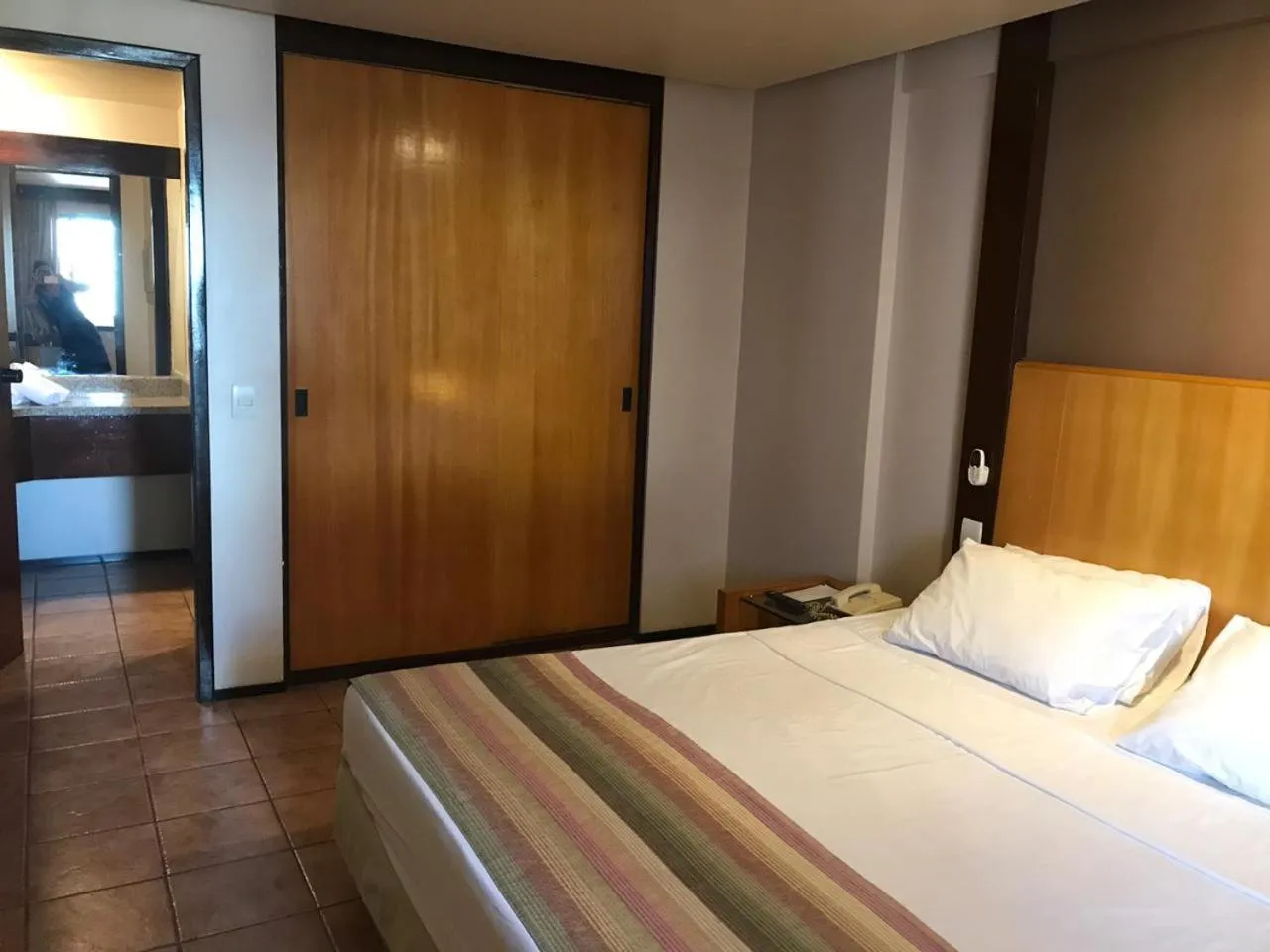 Bed in Plaza Praia Suítes