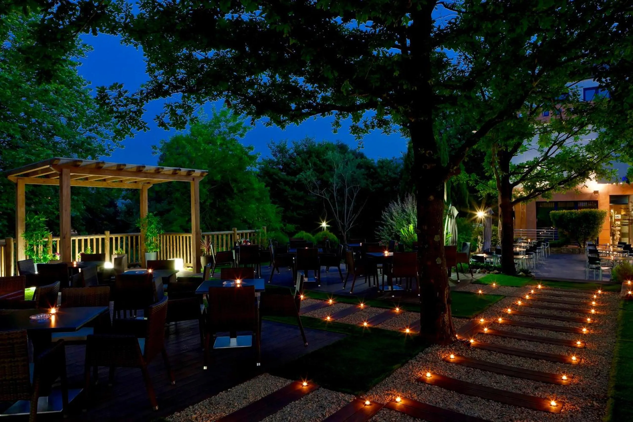 Garden in Hotel Aretxarte