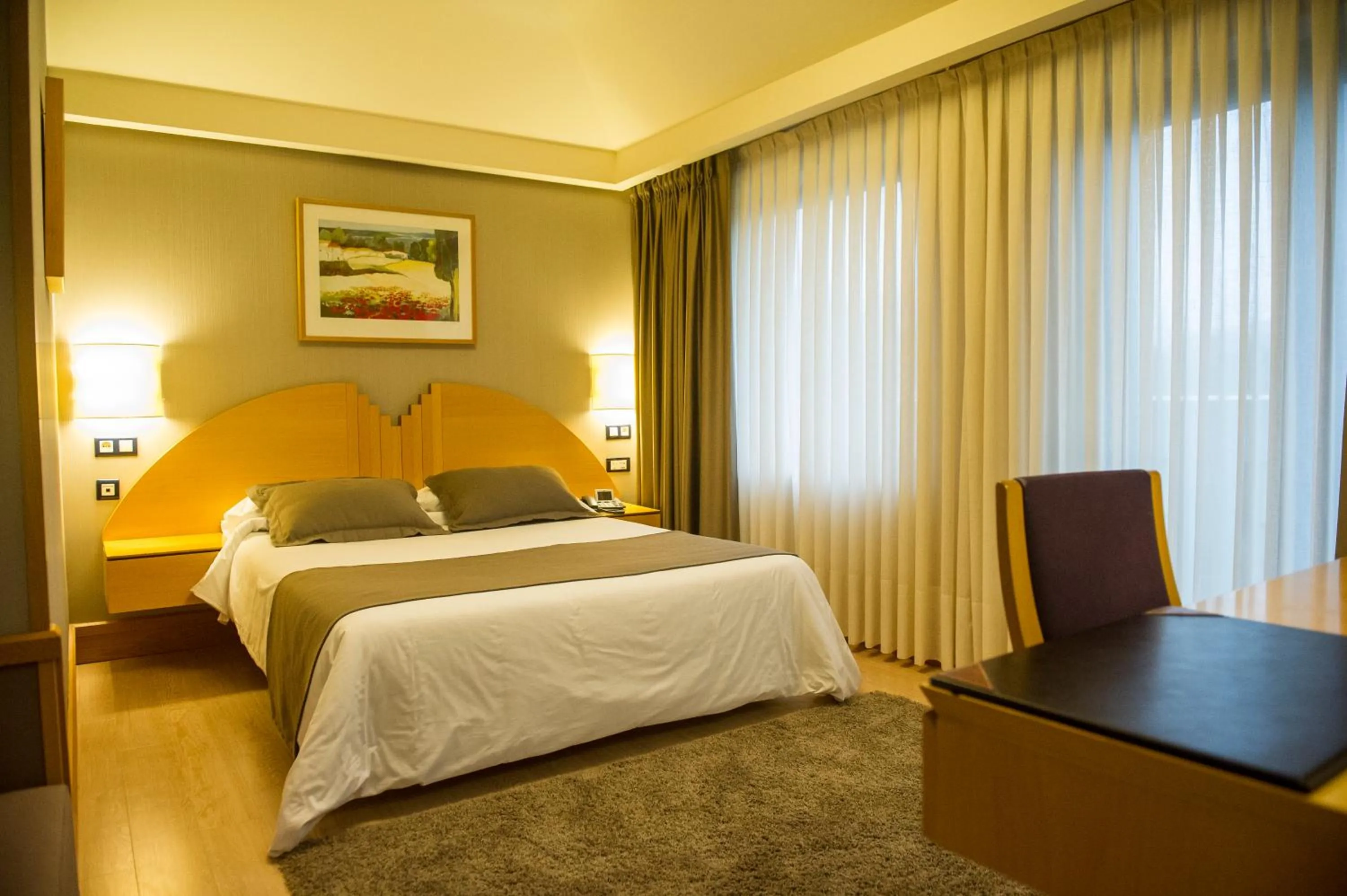 Bedroom, Bed in Hotel Aretxarte