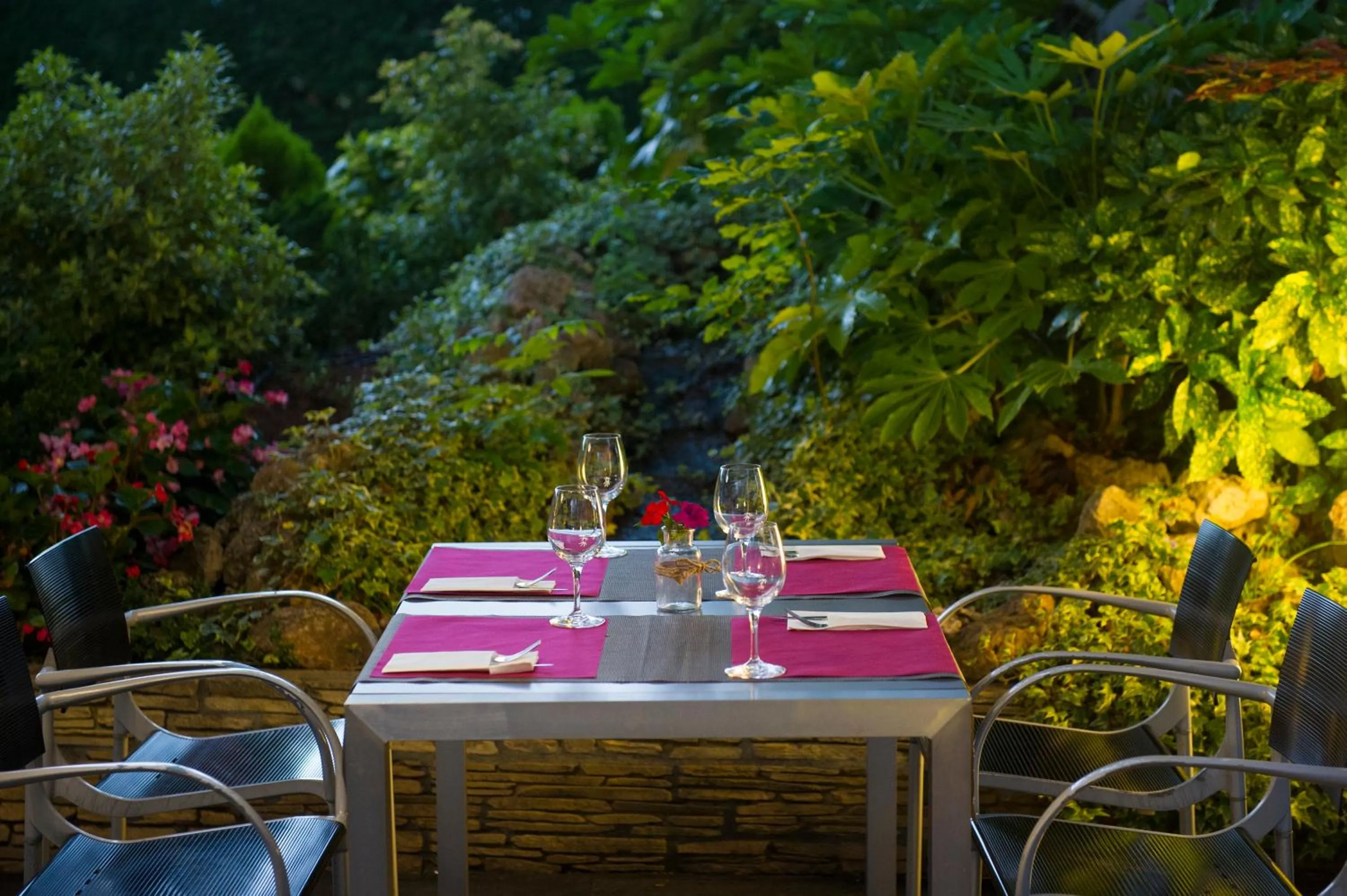 Garden in Hotel Aretxarte
