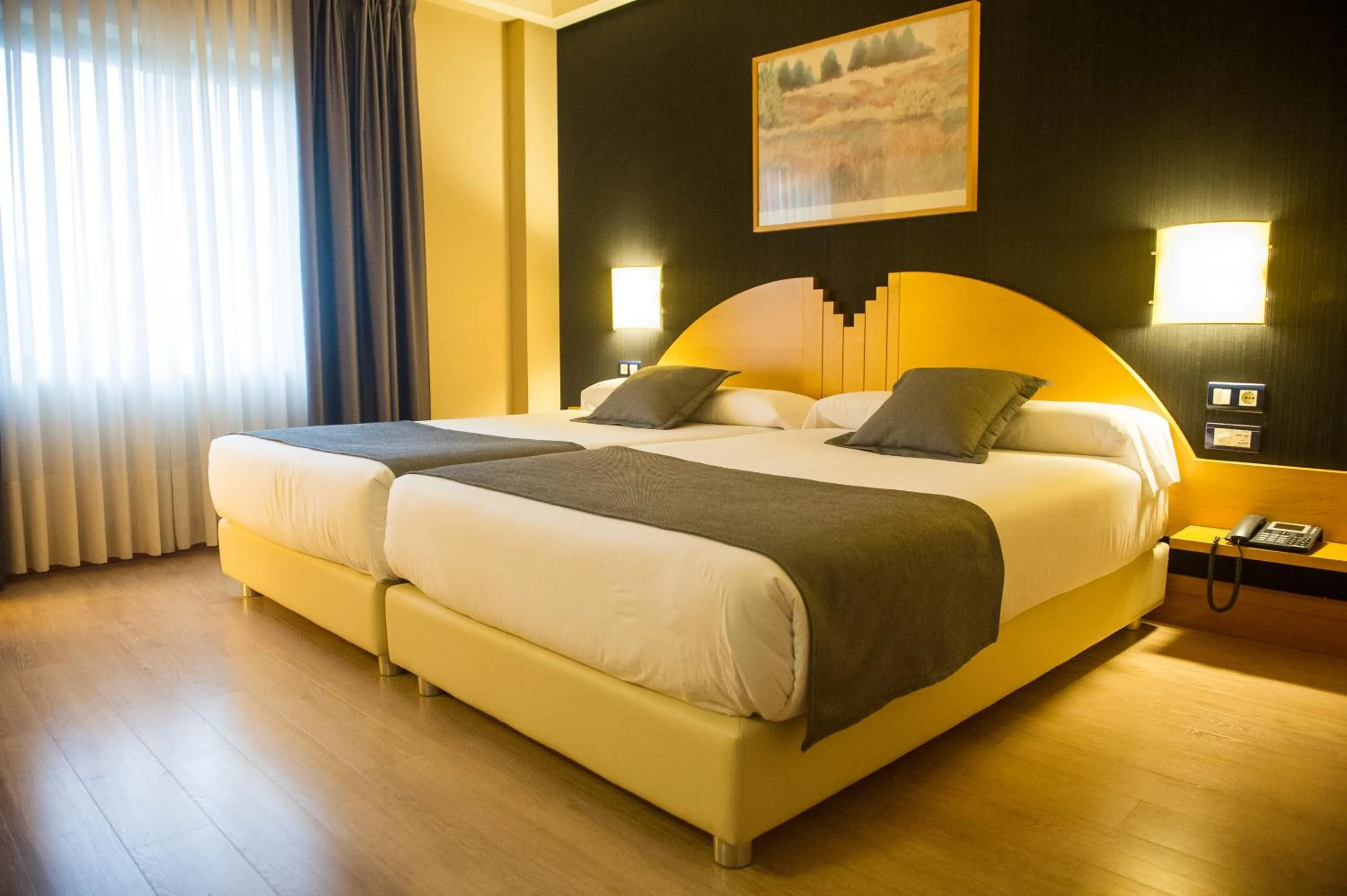 Bedroom, Bed in Hotel Aretxarte