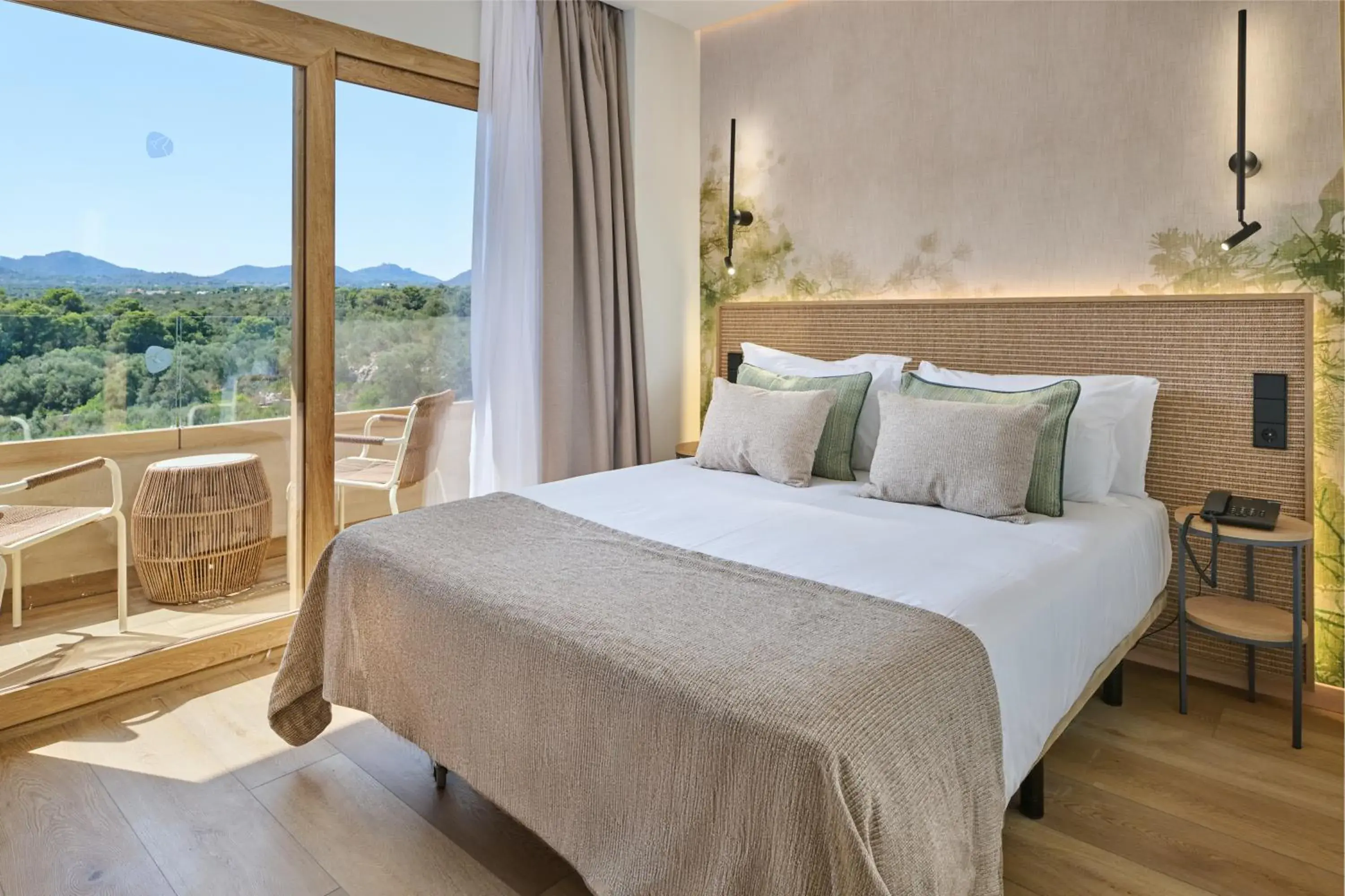 Bedroom, Bed in Grupotel Cala Marsal Nature Hotel - New Reopening 2025 Bedroom, Bed in Grupotel Cala Marsal Nature Hotel - New Reopening 2025