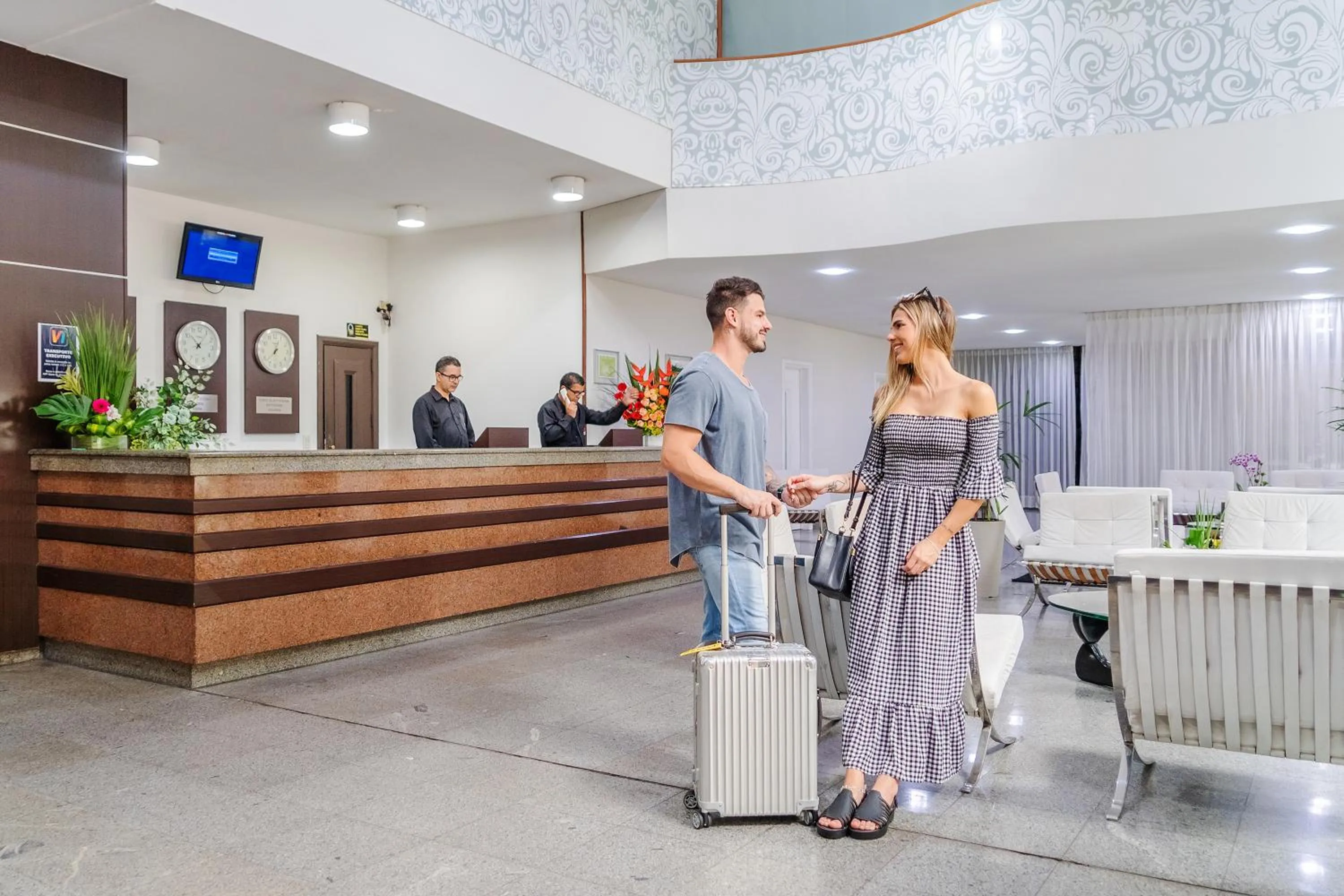 Lobby or reception in Alice Vitoria Hotel Arte by Nobile