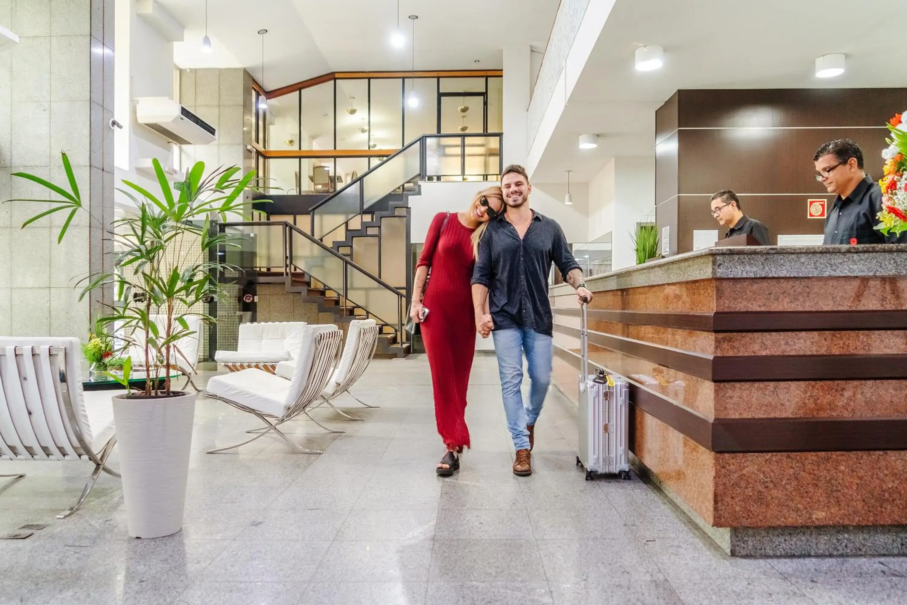 Lobby or reception in Alice Vitoria Hotel Arte by Nobile Lobby or reception in Alice Vitoria Hotel Arte by Nobile