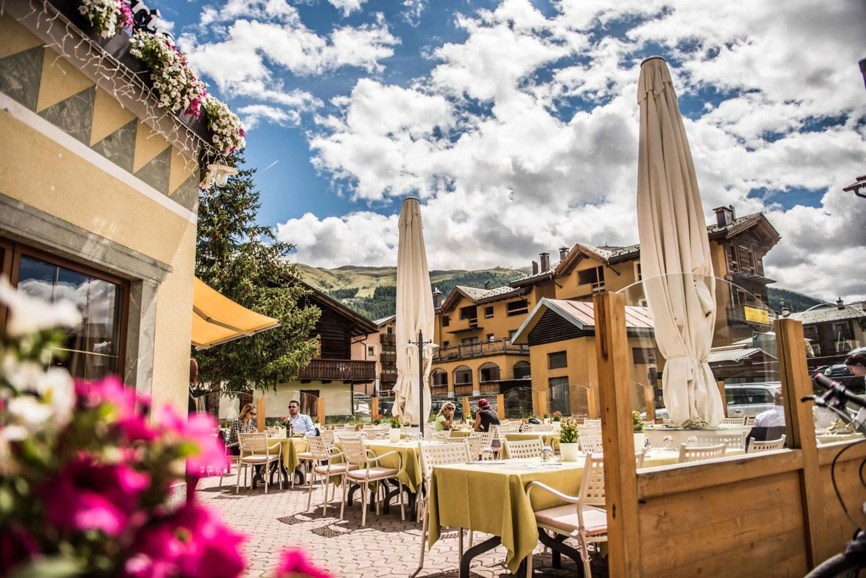 Patio in Hotel Angelica