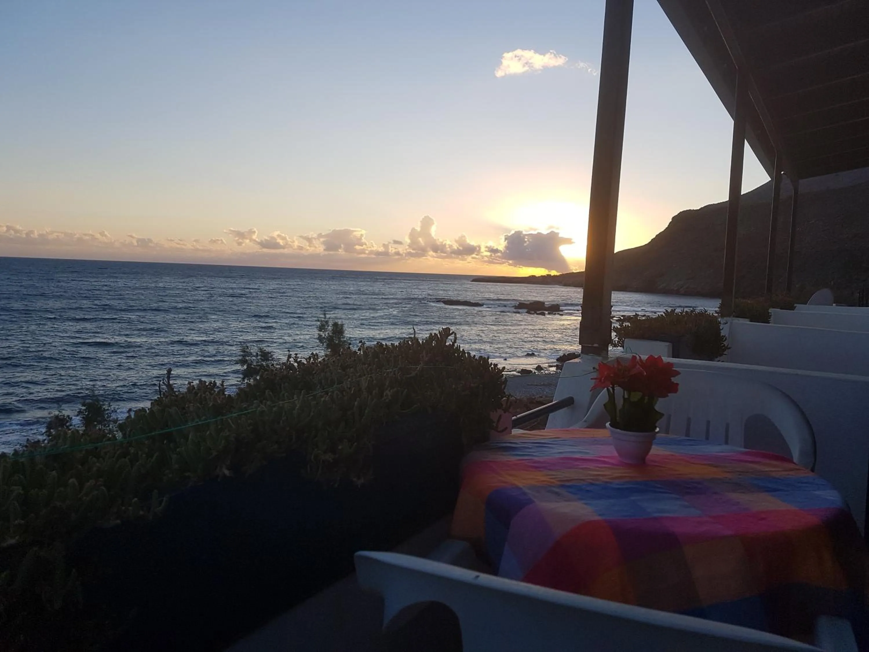 Balcony/Terrace in Taverna Akrogiali