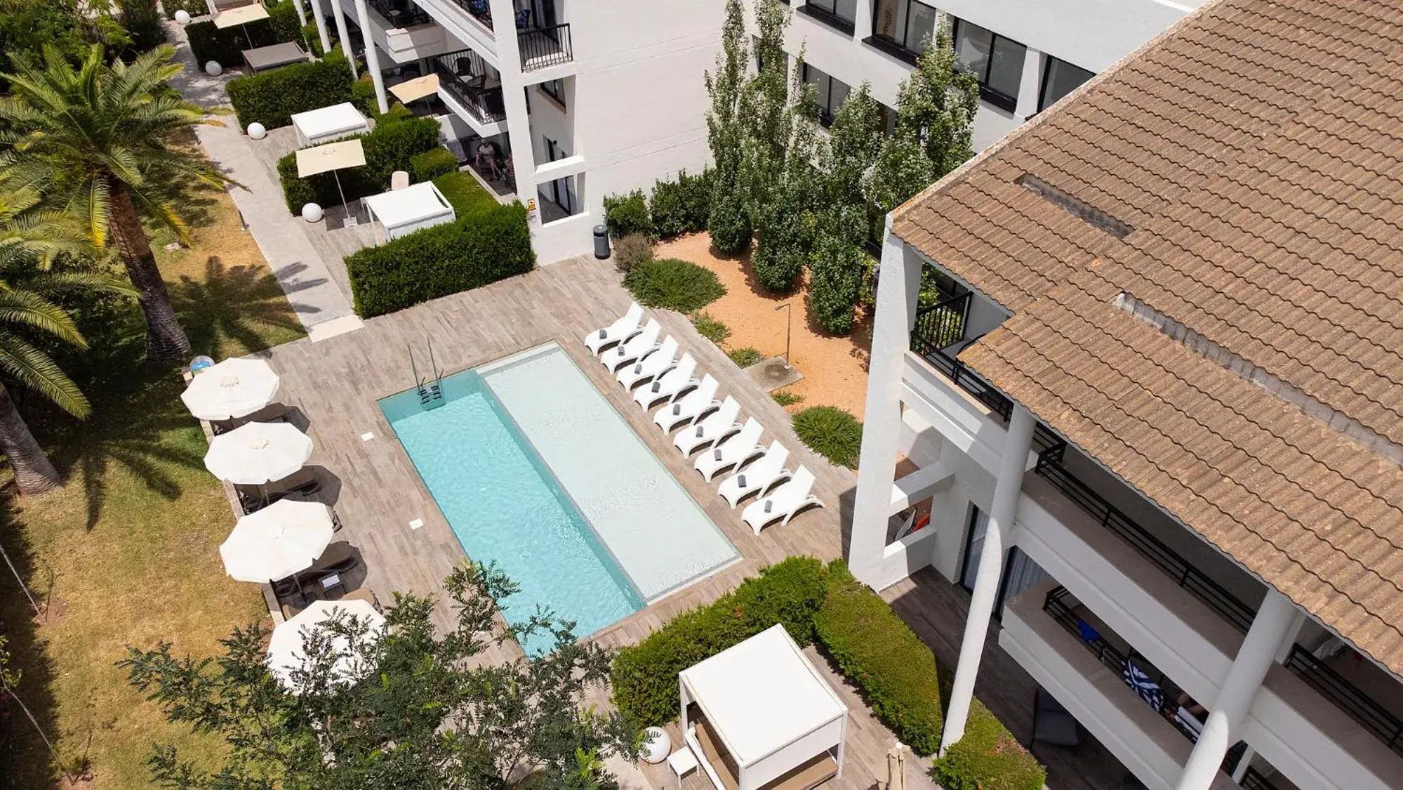 Bird's eye view in Hotel Bahia Pollensa Bird's eye view in Hotel Bahia Pollensa