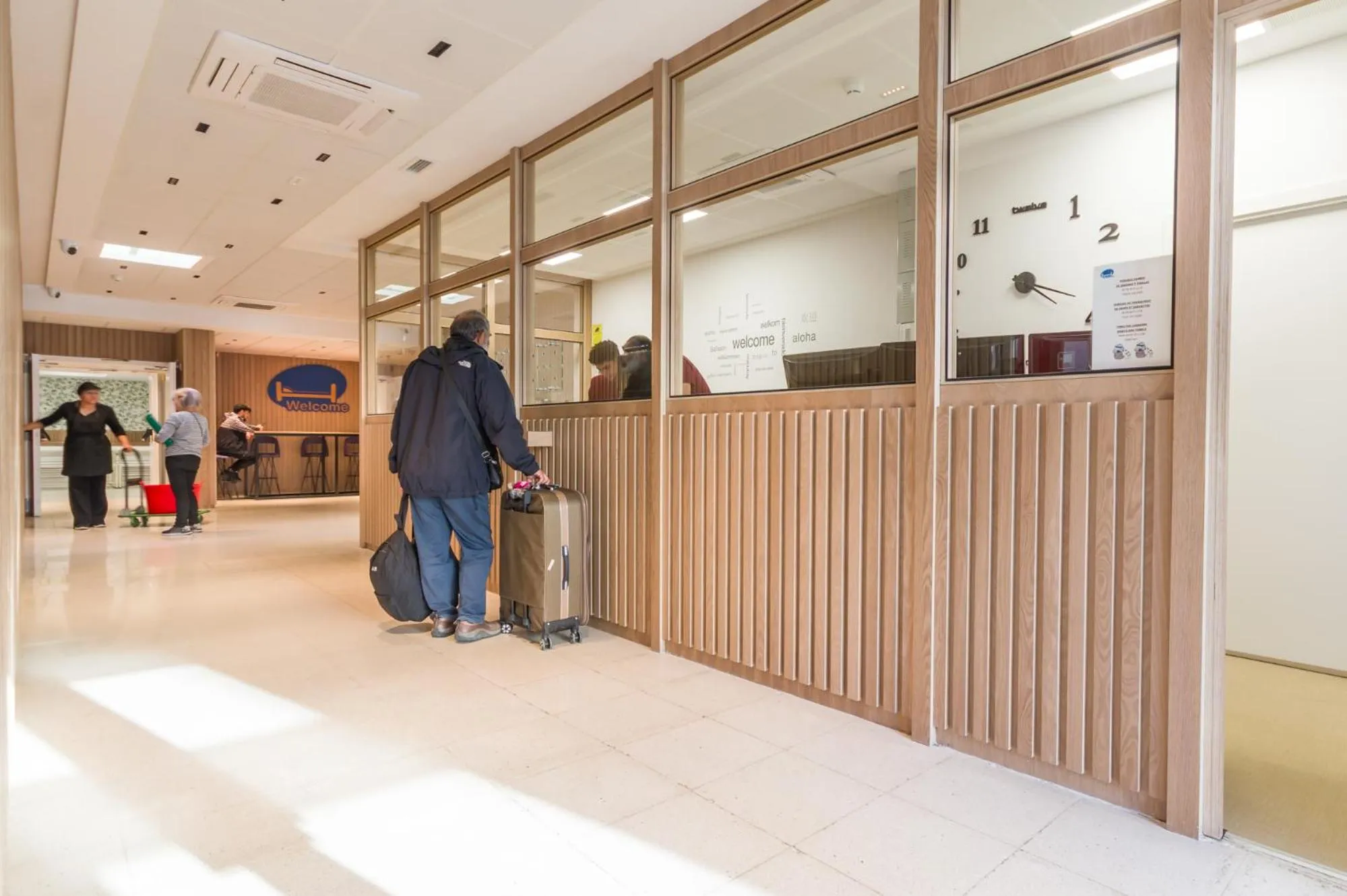 Lobby or reception in Hostal Welcome