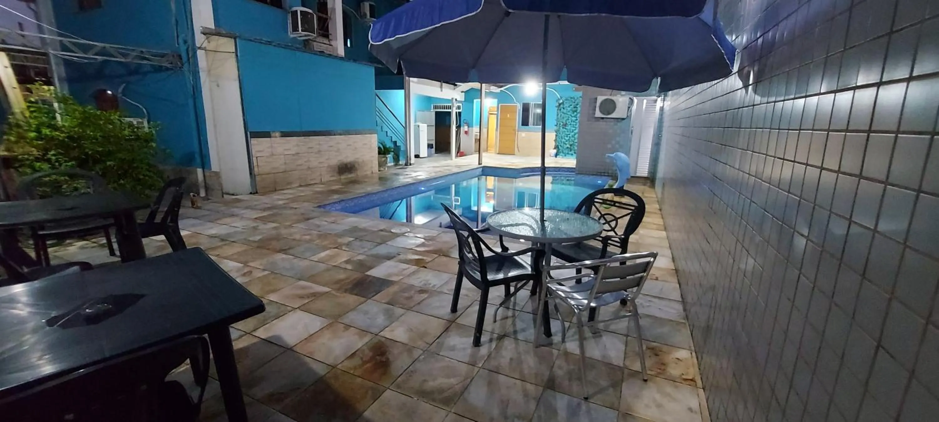 Pool view in Pousada Casa Familia