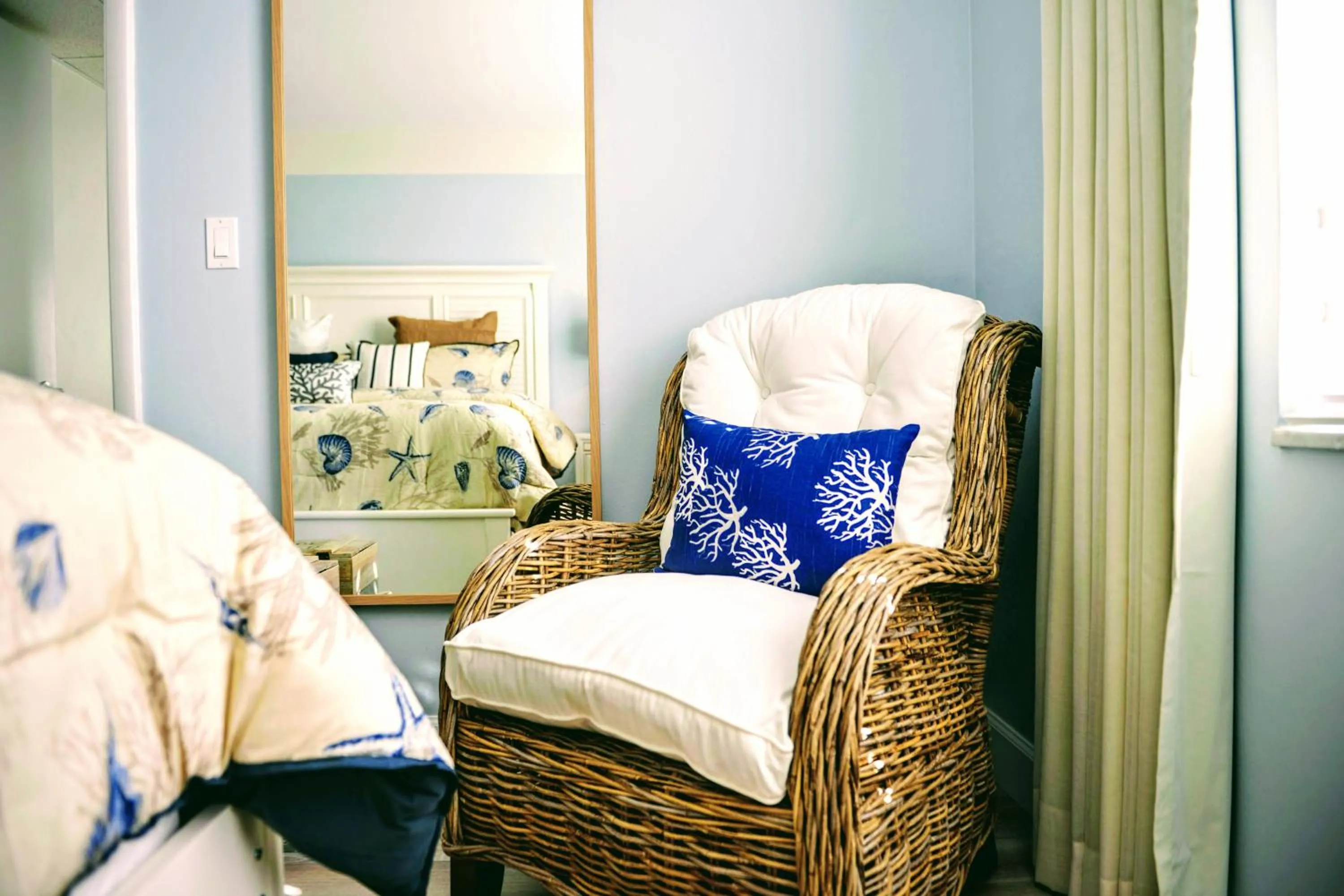 Seating area, Bed in Villa Venezia