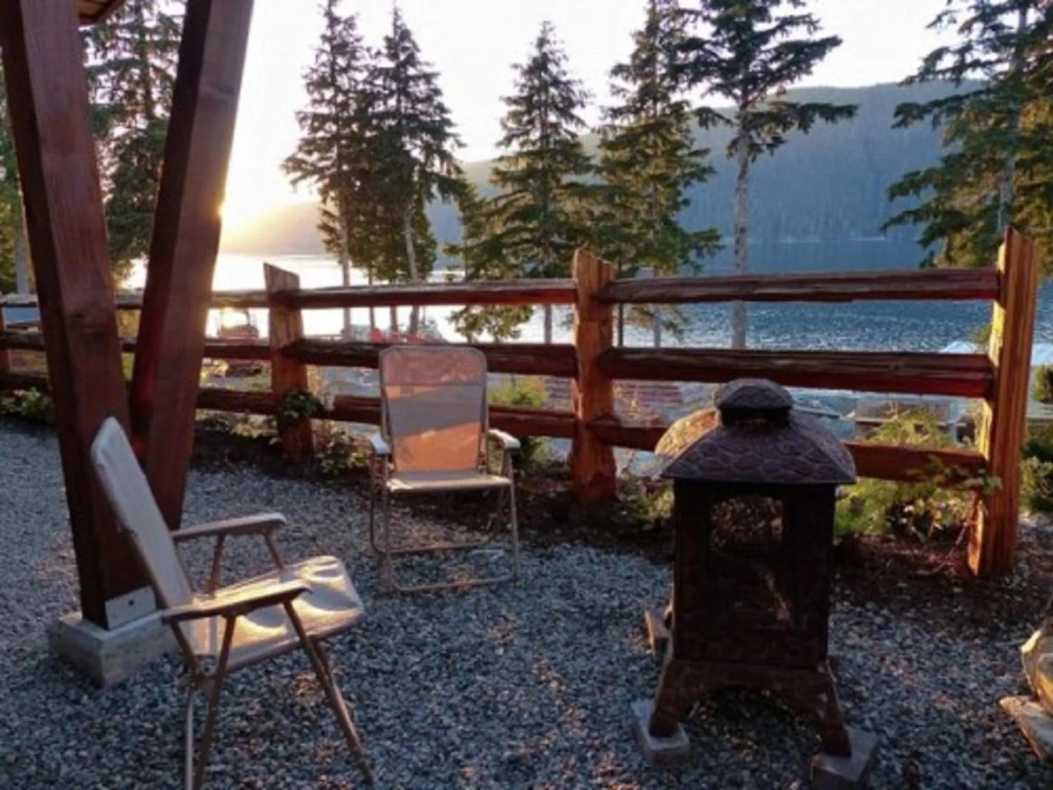 Patio in Fish Tales Cottage