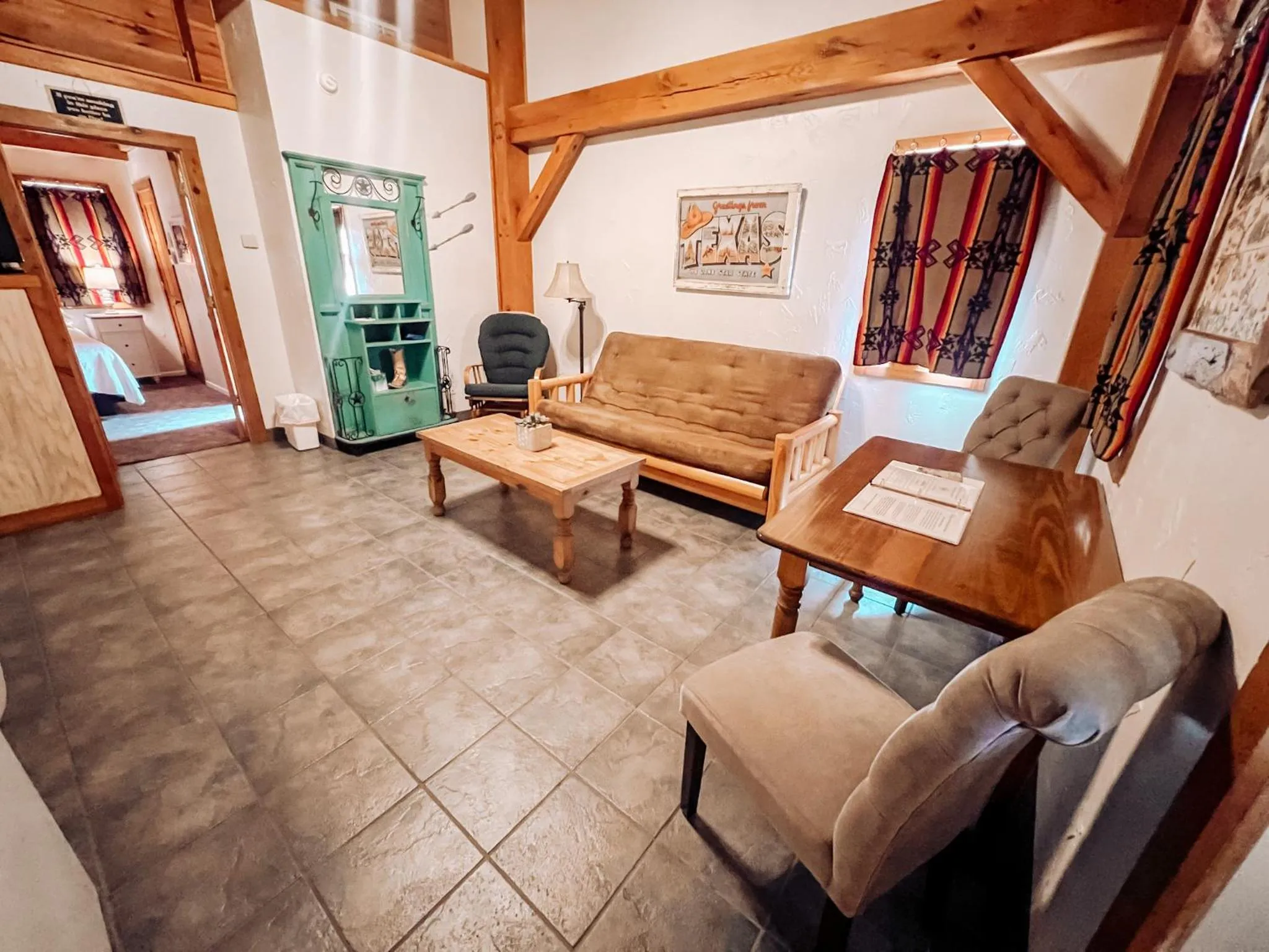 Living room in Gruene Cottages