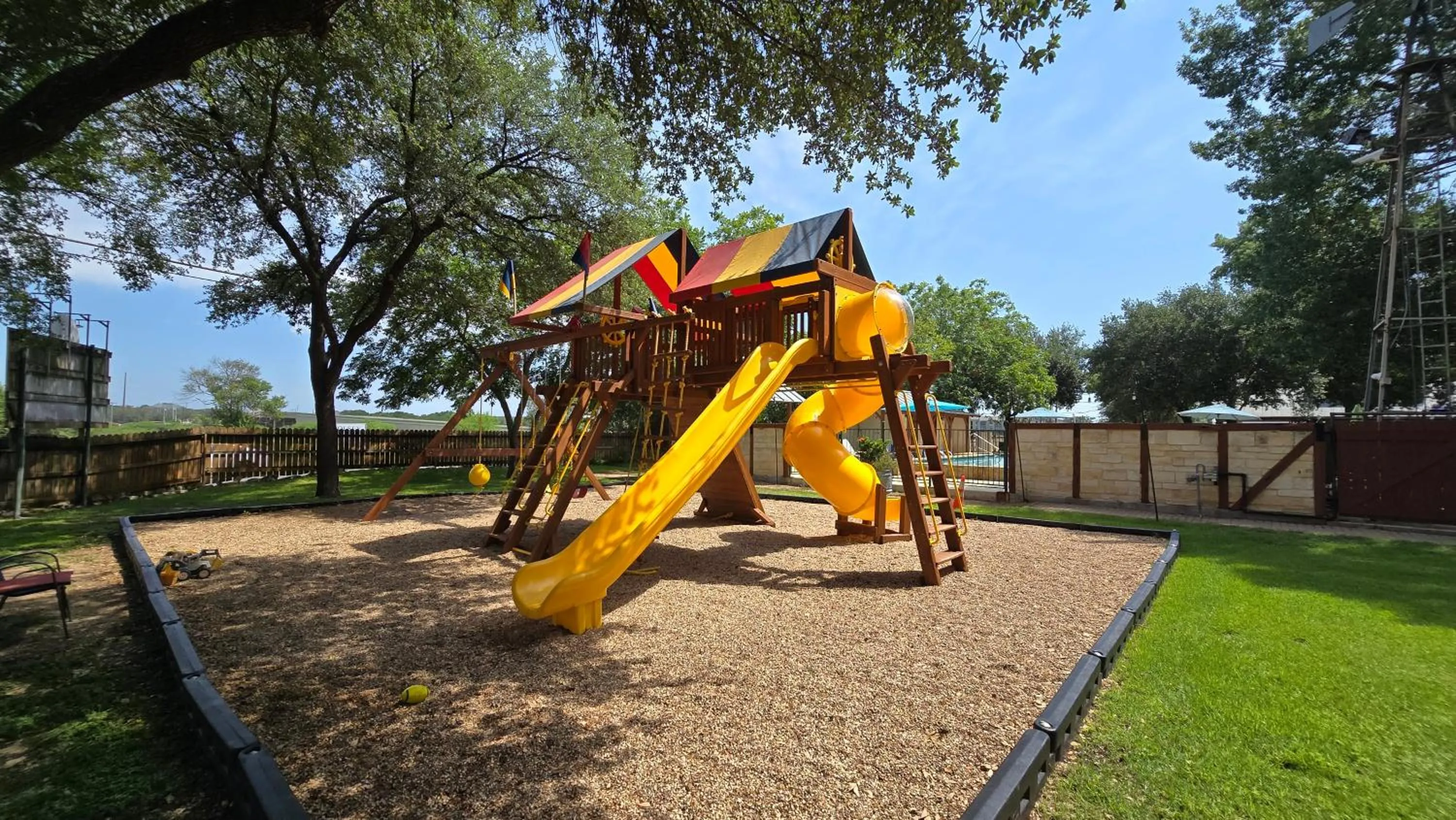 Children play ground in Gruene Cottages