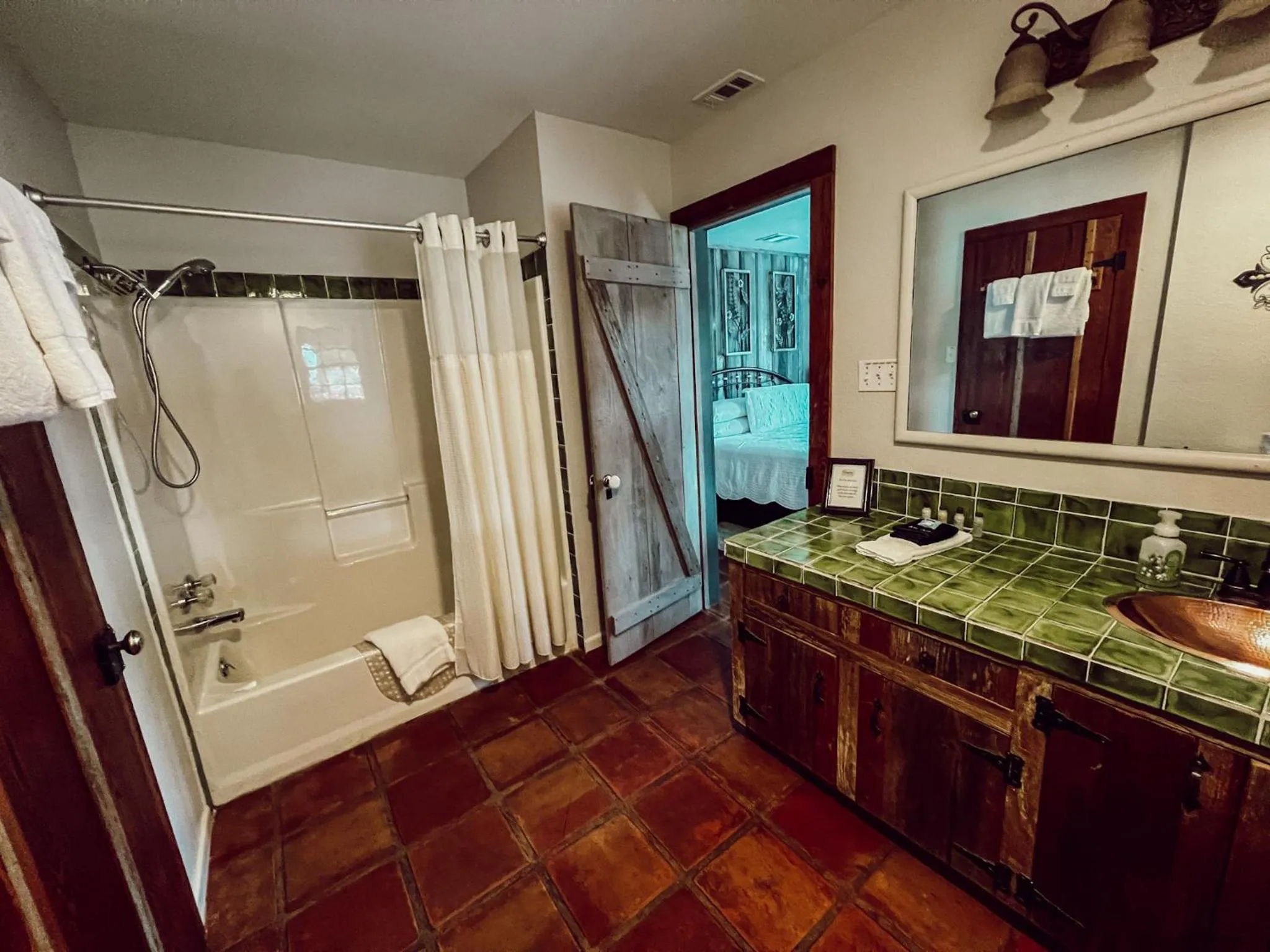 Bathroom in Gruene Cottages
