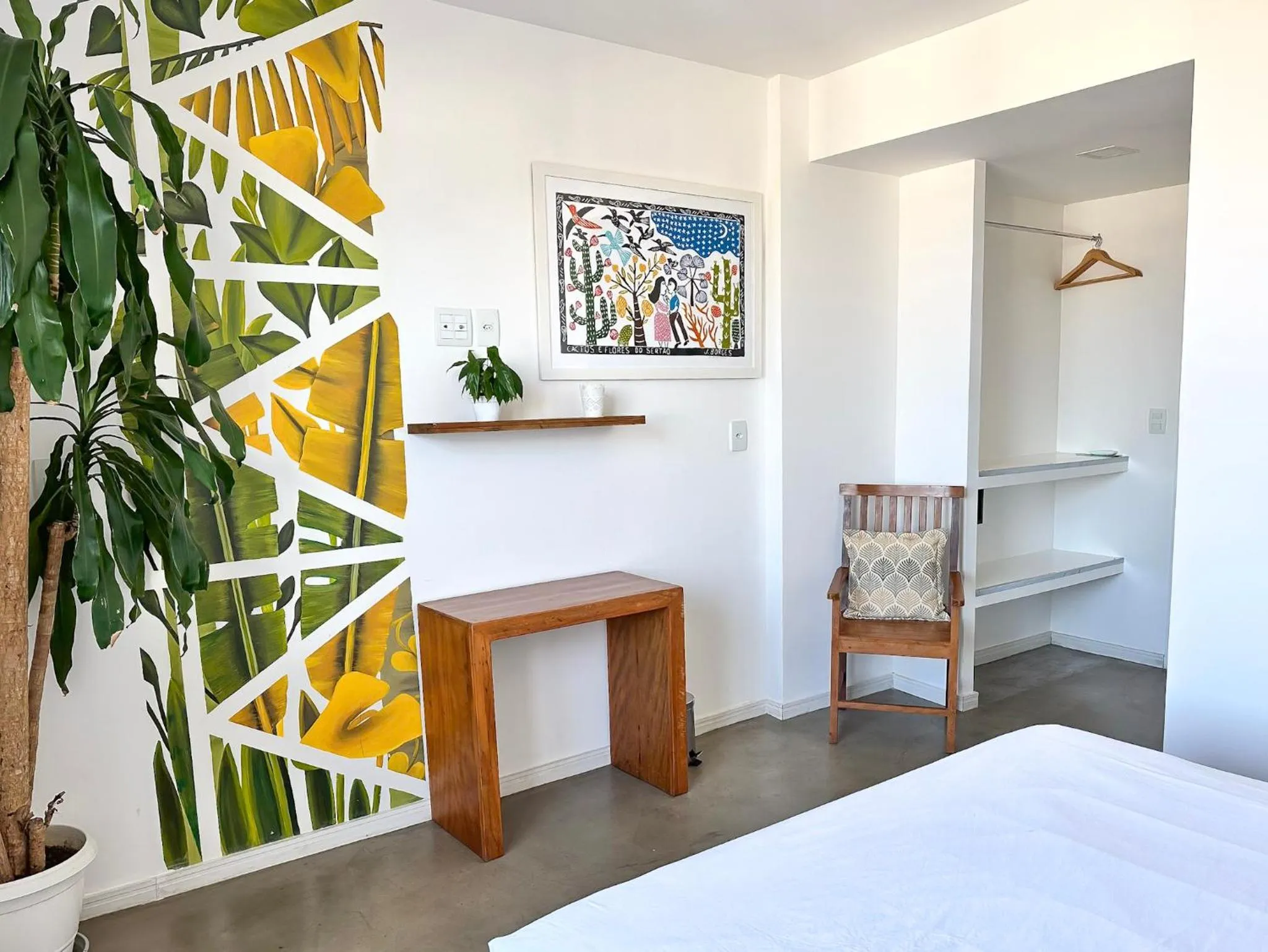 Photo of the whole room, Bed in Aquarela do Leme