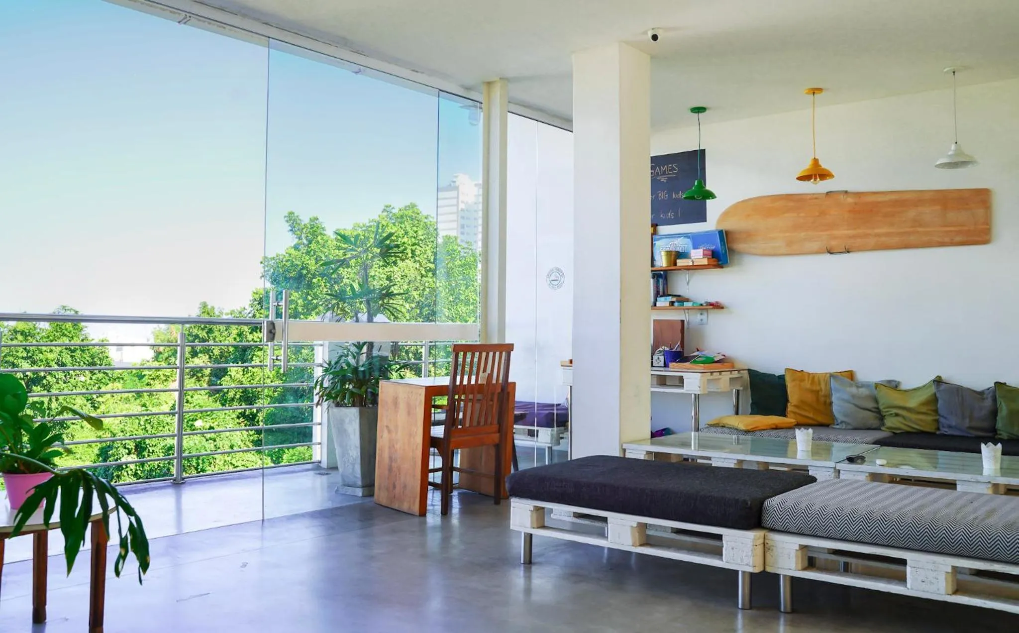 Living room in Aquarela do Leme