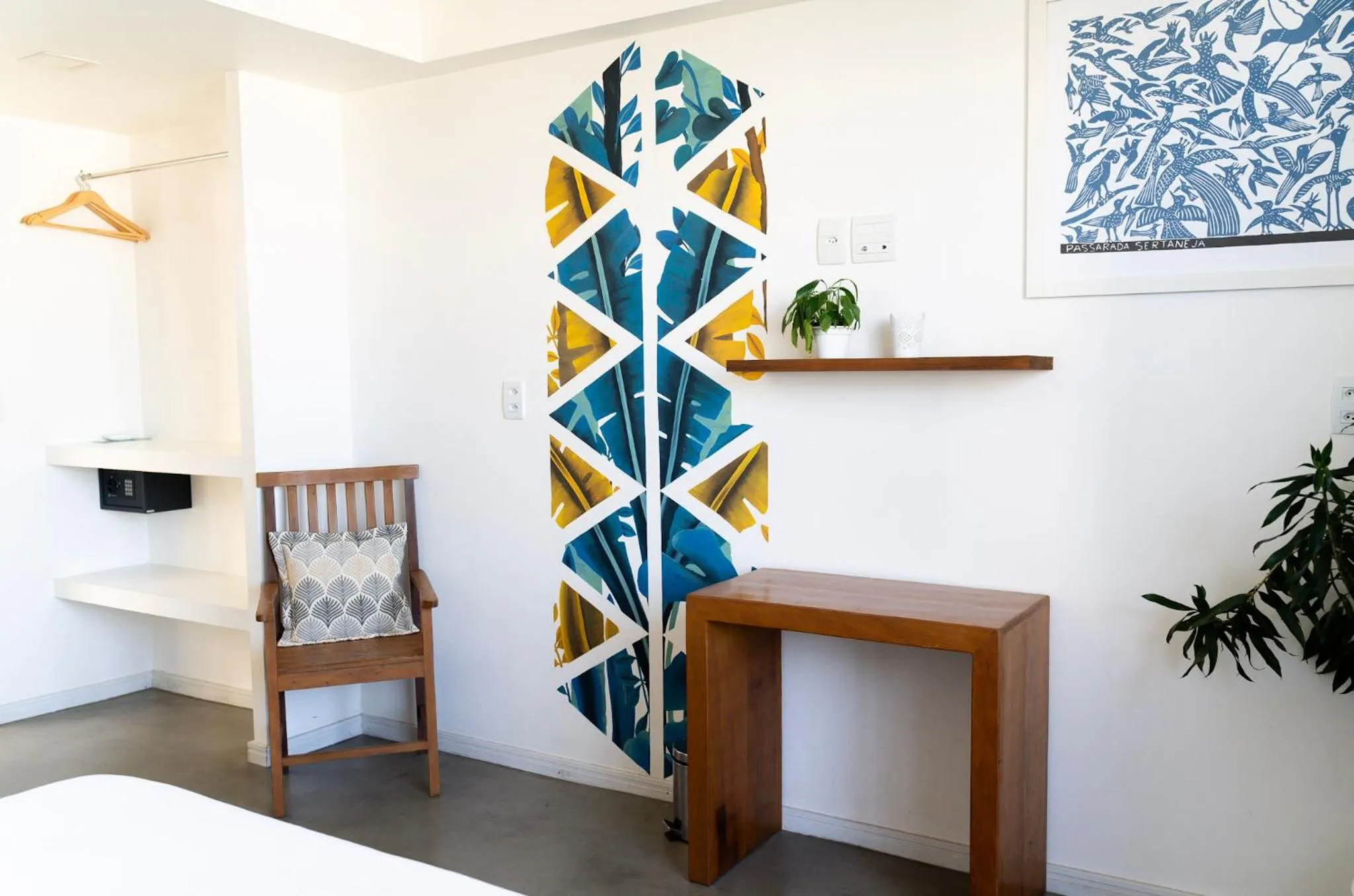 Bedroom, Bed in Aquarela do Leme