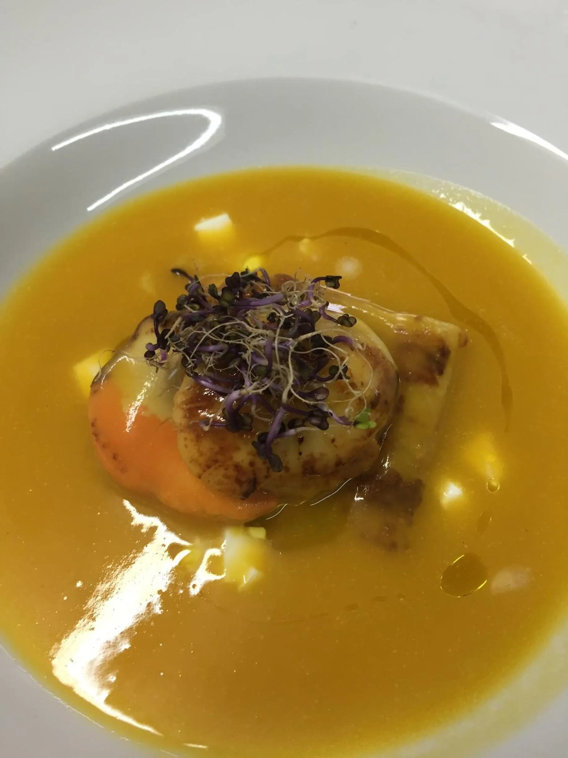 Food close-up in Gran Hotel Ciudad de Barbastro