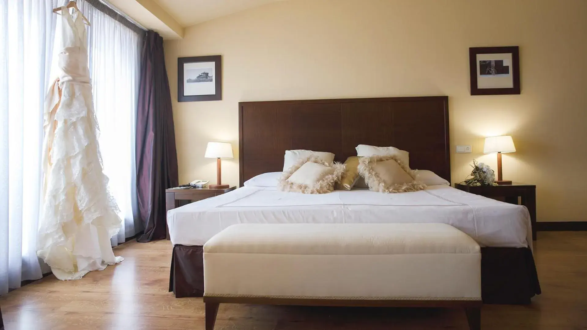 Bed in Gran Hotel Ciudad de Barbastro Bed in Gran Hotel Ciudad de Barbastro