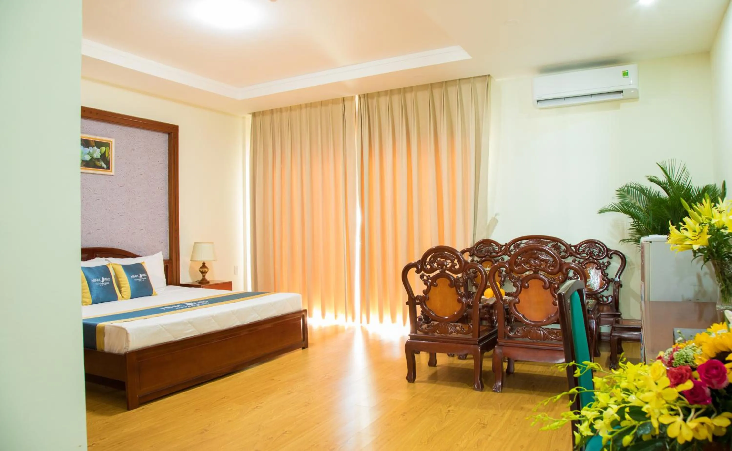 Bed in Ninh Kieu Riverside Hotel