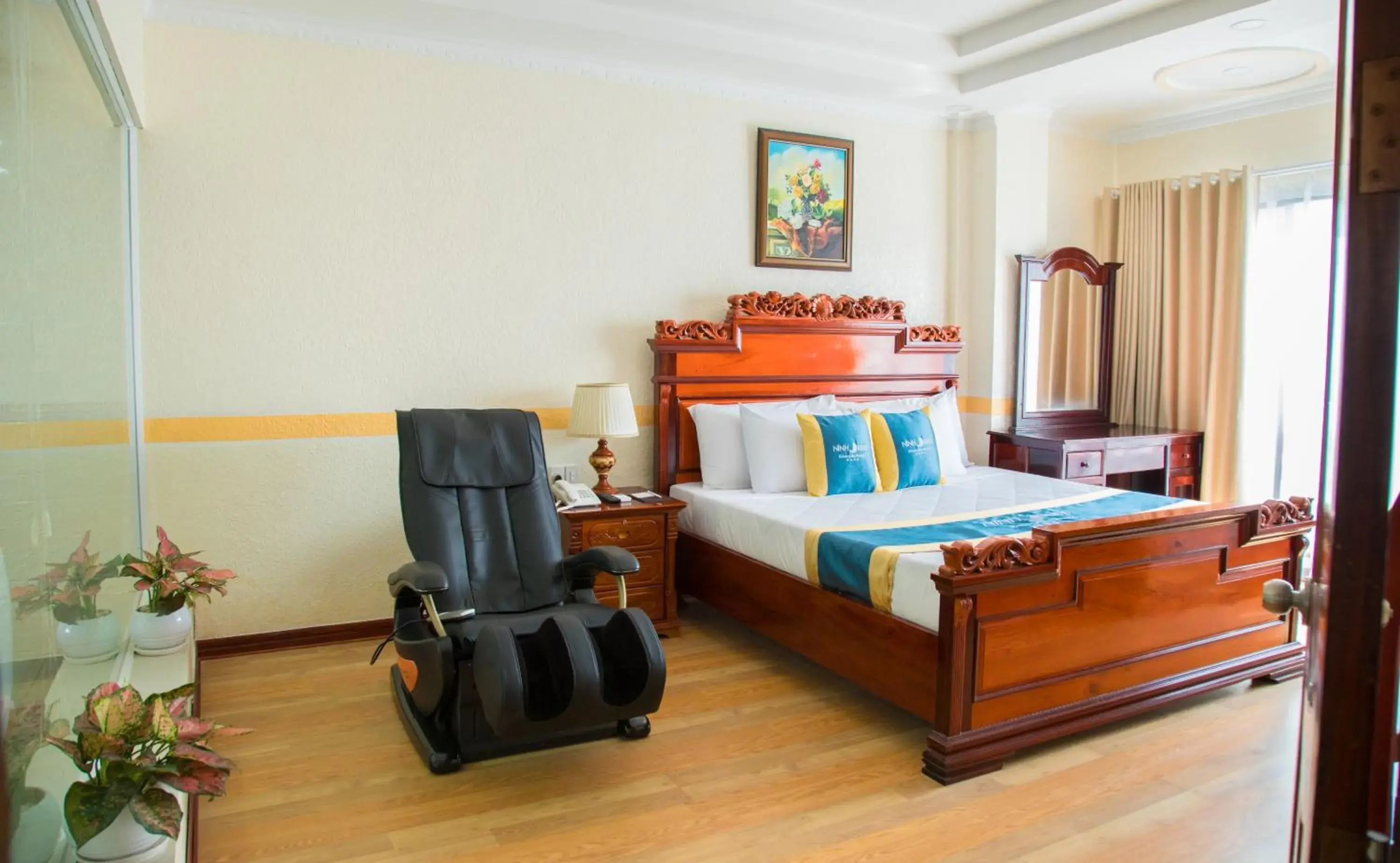 Bed in Ninh Kieu Riverside Hotel Bed in Ninh Kieu Riverside Hotel