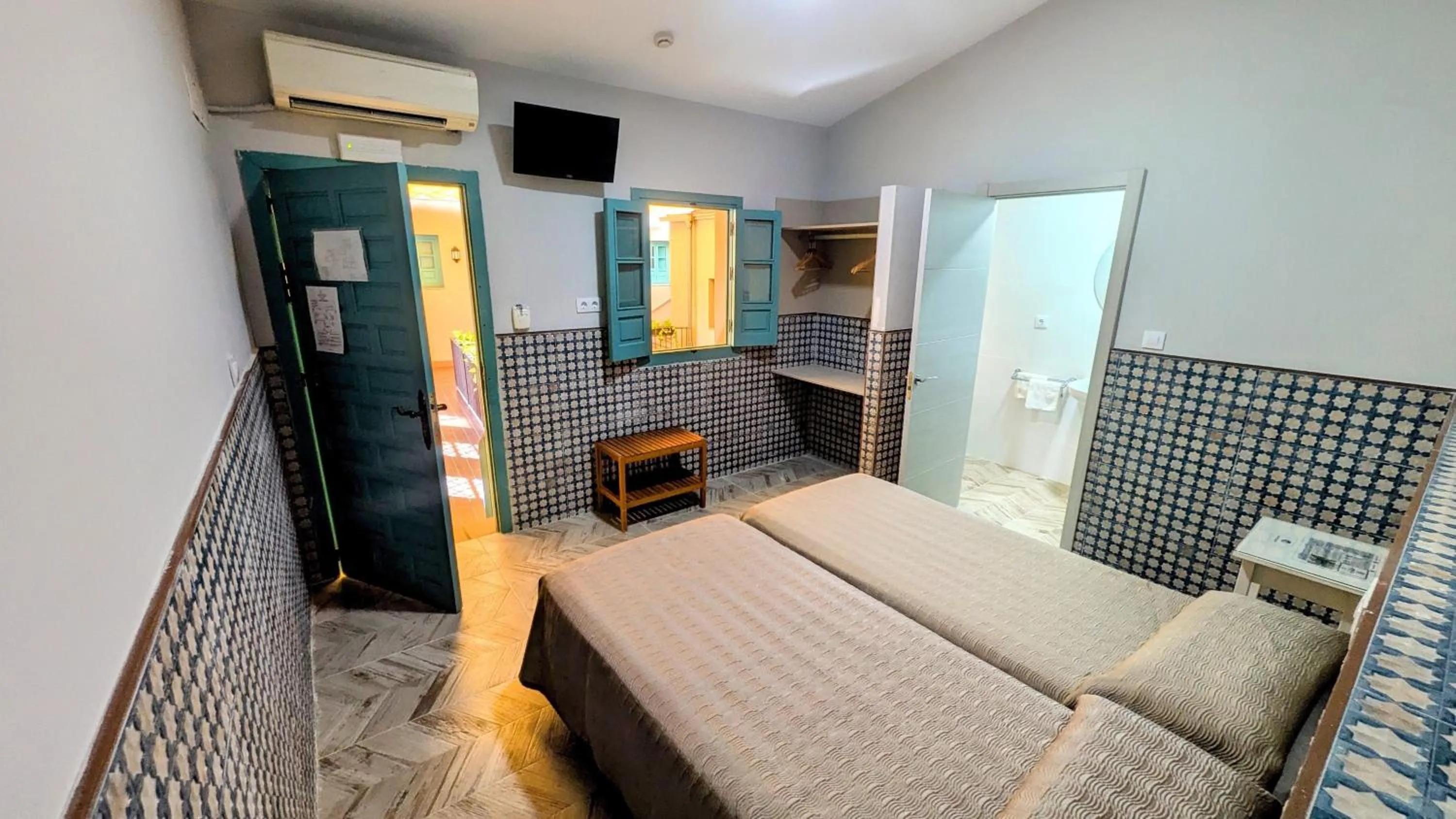 Bed in Hotel Patio de las Cruces