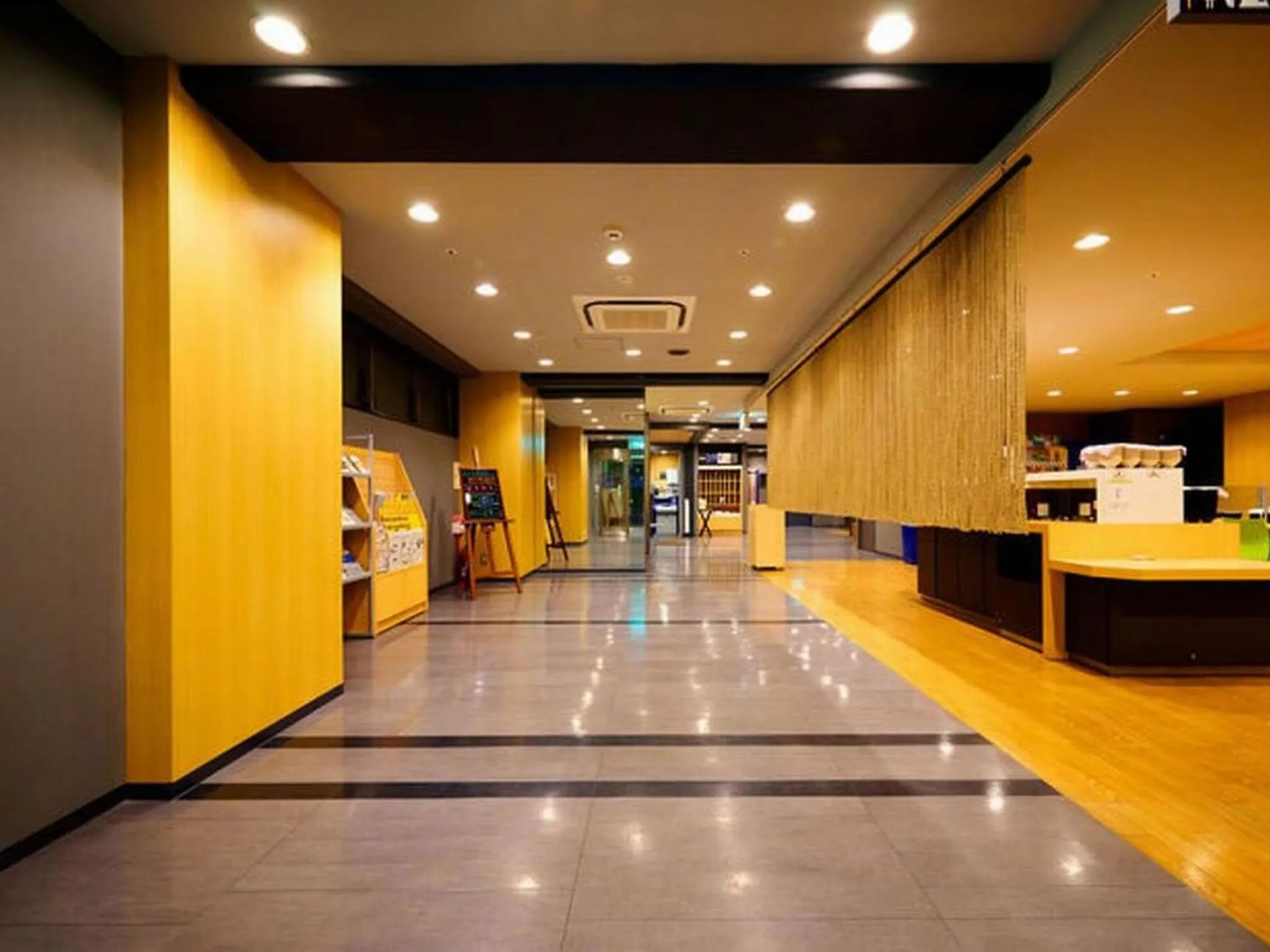 Lobby or reception in Super Hotel Minamata