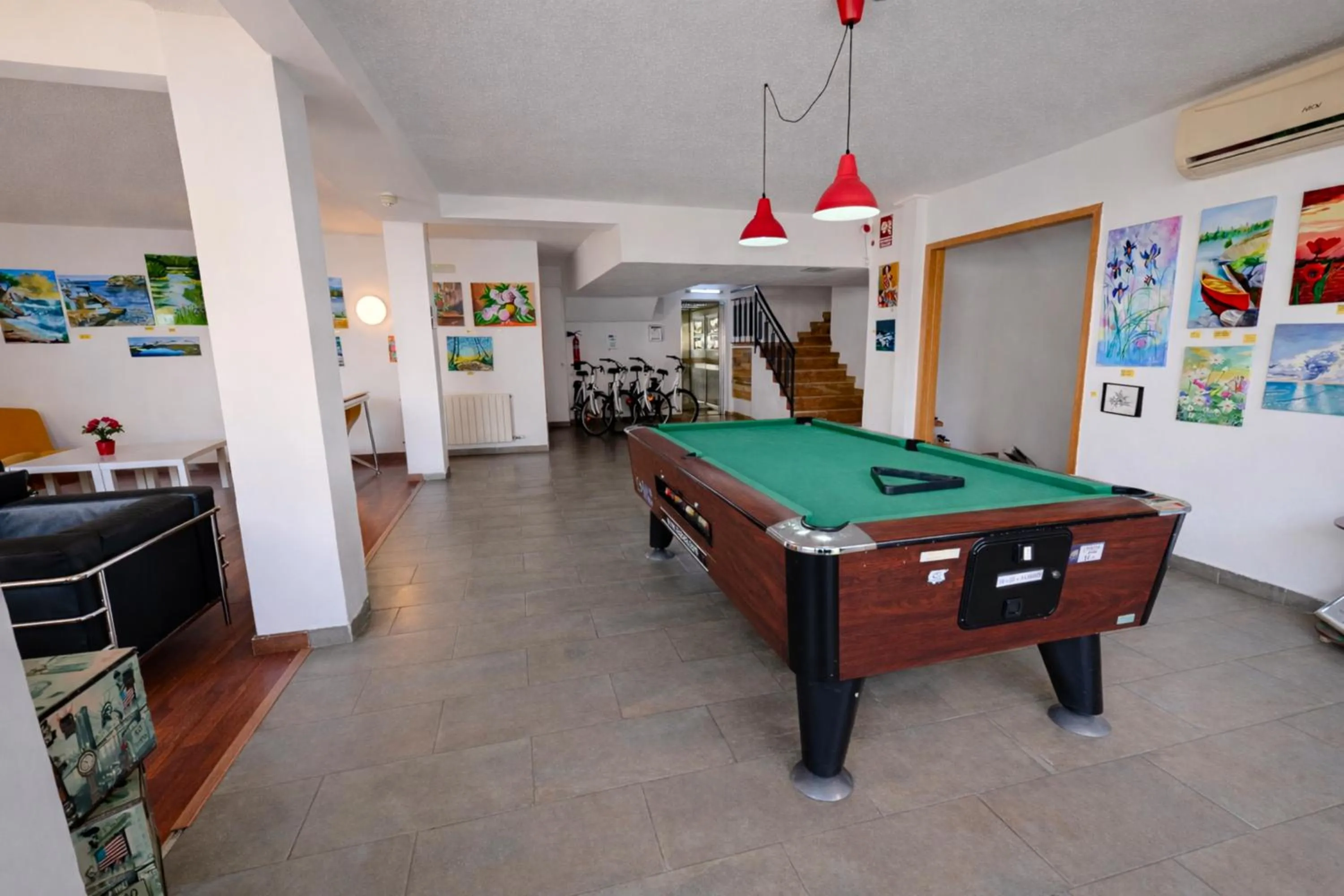 Billiard in Adia Hotel Cunit Playa